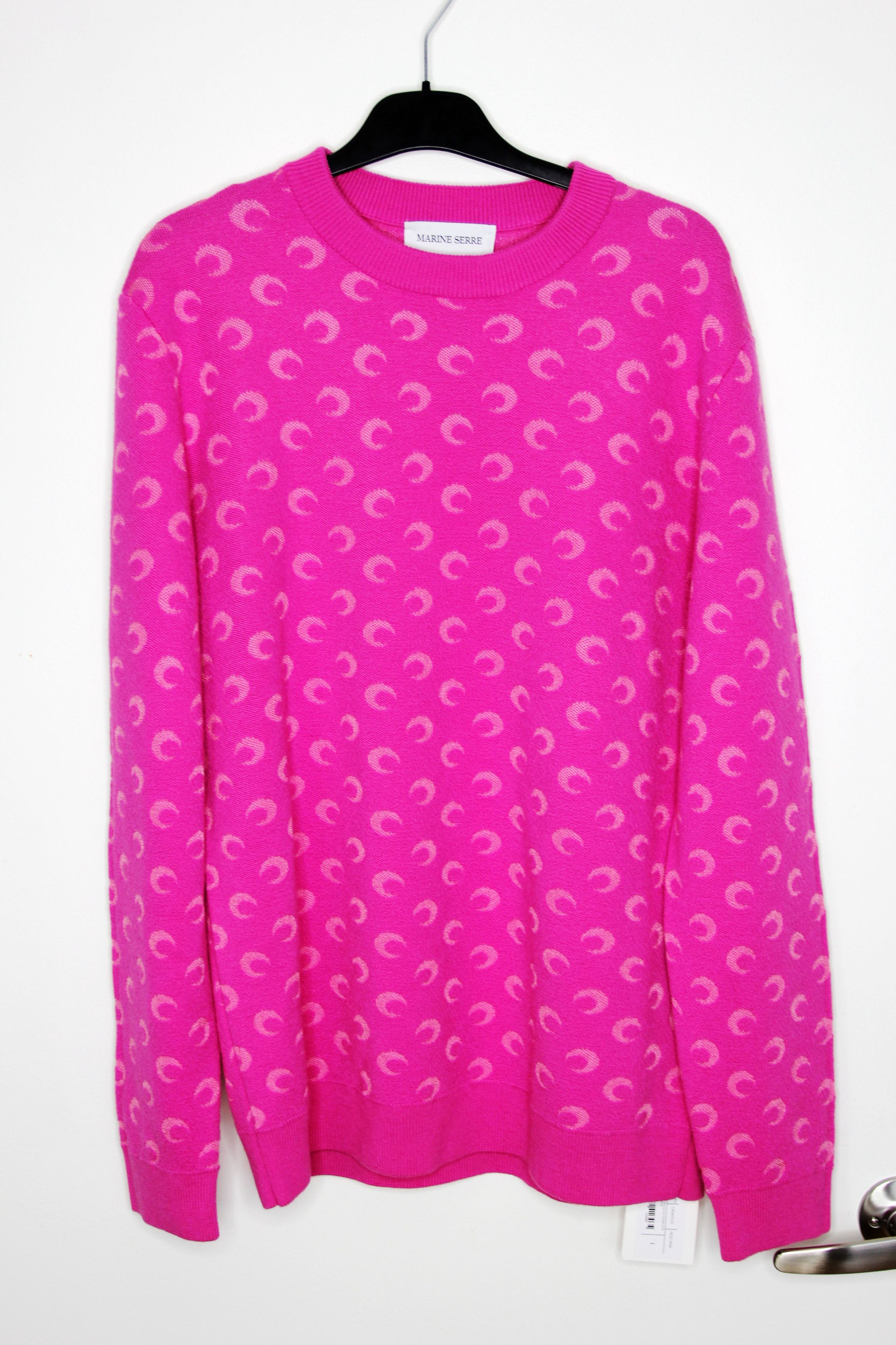 Marine Serre BNWT AW25 MARINE SERRE MOON JACQUARD KNIT SWEATER XL Size US XL / EU 56 / 4 - 2 Thumbnail