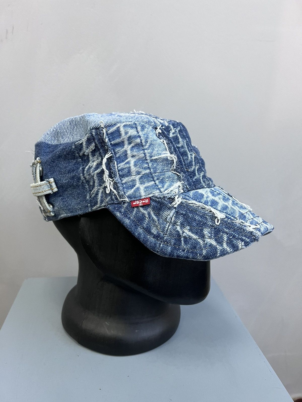 Kapital × Levi's DISTRESSED PATCHWORK REWOKED KAPITAL style CAP Size ONE SIZE - 1 Thumbnail
