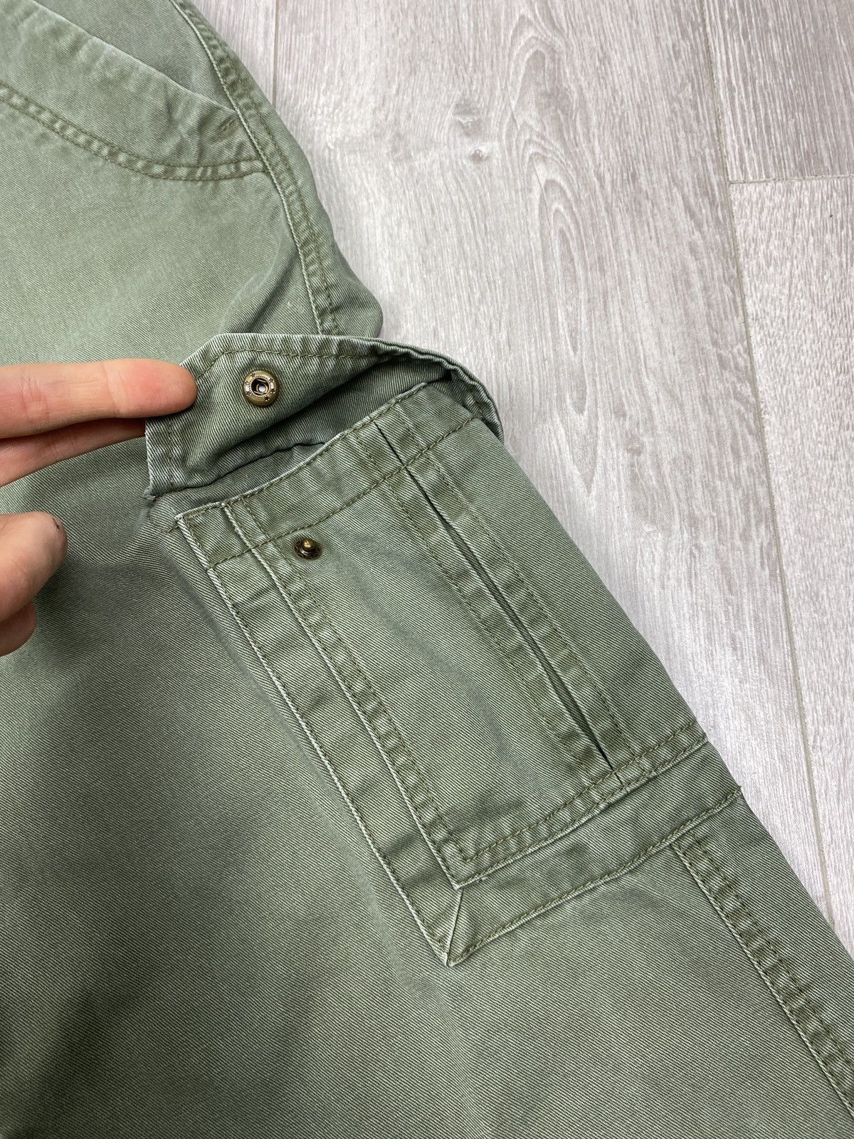 Japanese Brand Vintage Khaki Baggy Cargo Pants size 34 Size US 34 / EU 50 - 5 Thumbnail