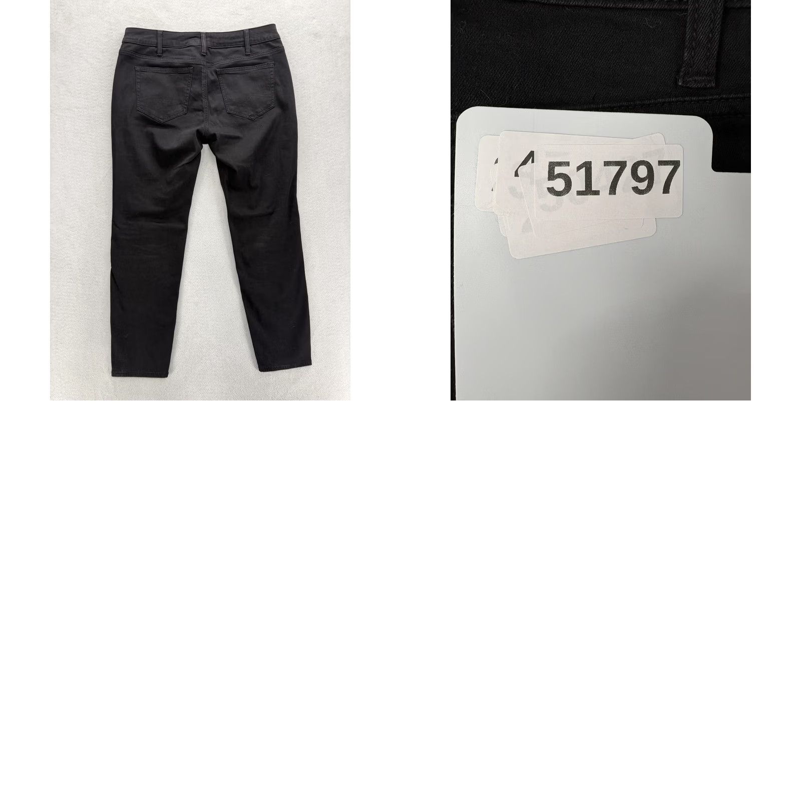 Silver Jeans Co. Silver Jeans Suki Skinny Womens 34x29 Black Dark Wash Mid Rise Stretch Jeans Size 24" / US 00 / IT 34 - 9 Thumbnail