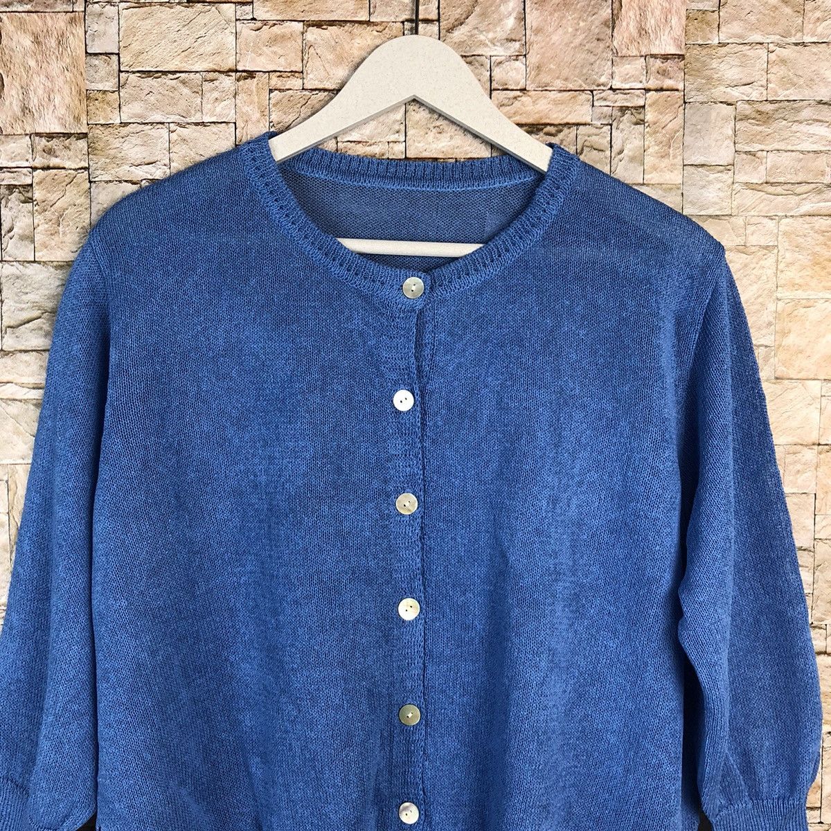 Japanese Brand Japanese Brand Blue knitwear Cardigan #A867 Size L / US 10 / IT 46 - 5 Thumbnail