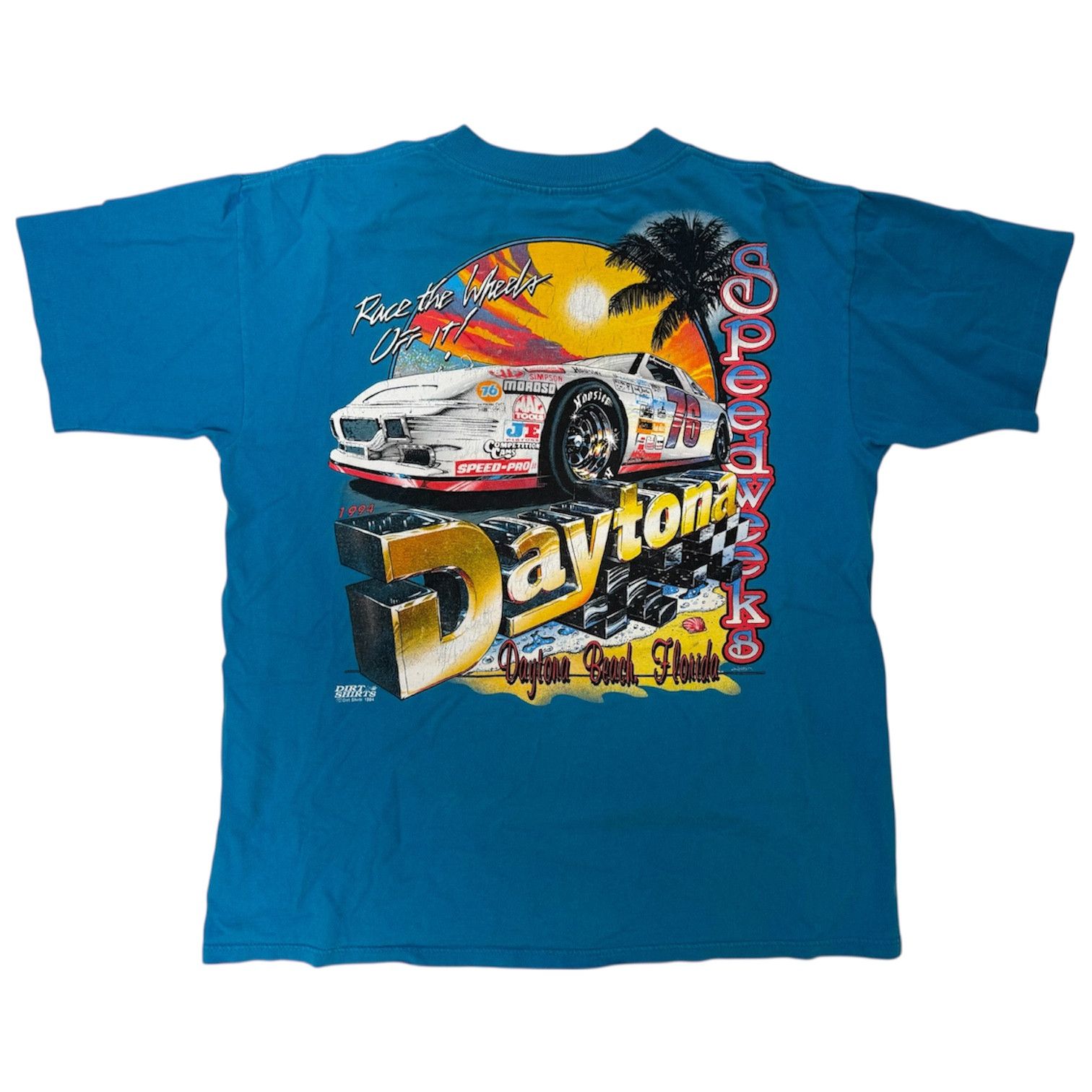 Vintage 994 Daytona Beach Speedweek Racing Tee Oneita L Size US L / EU 52-54 / 3 - 1 Thumbnail