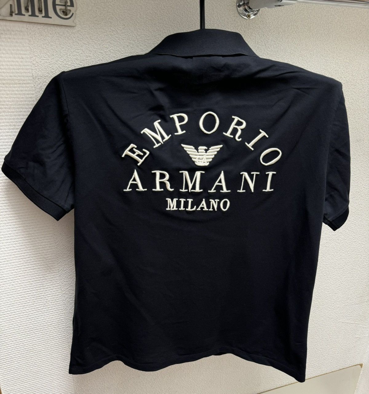 Emporio Armani Emporio Armani Xl big logo Polo Size US XL / EU 56 / 4 - 2 Thumbnail