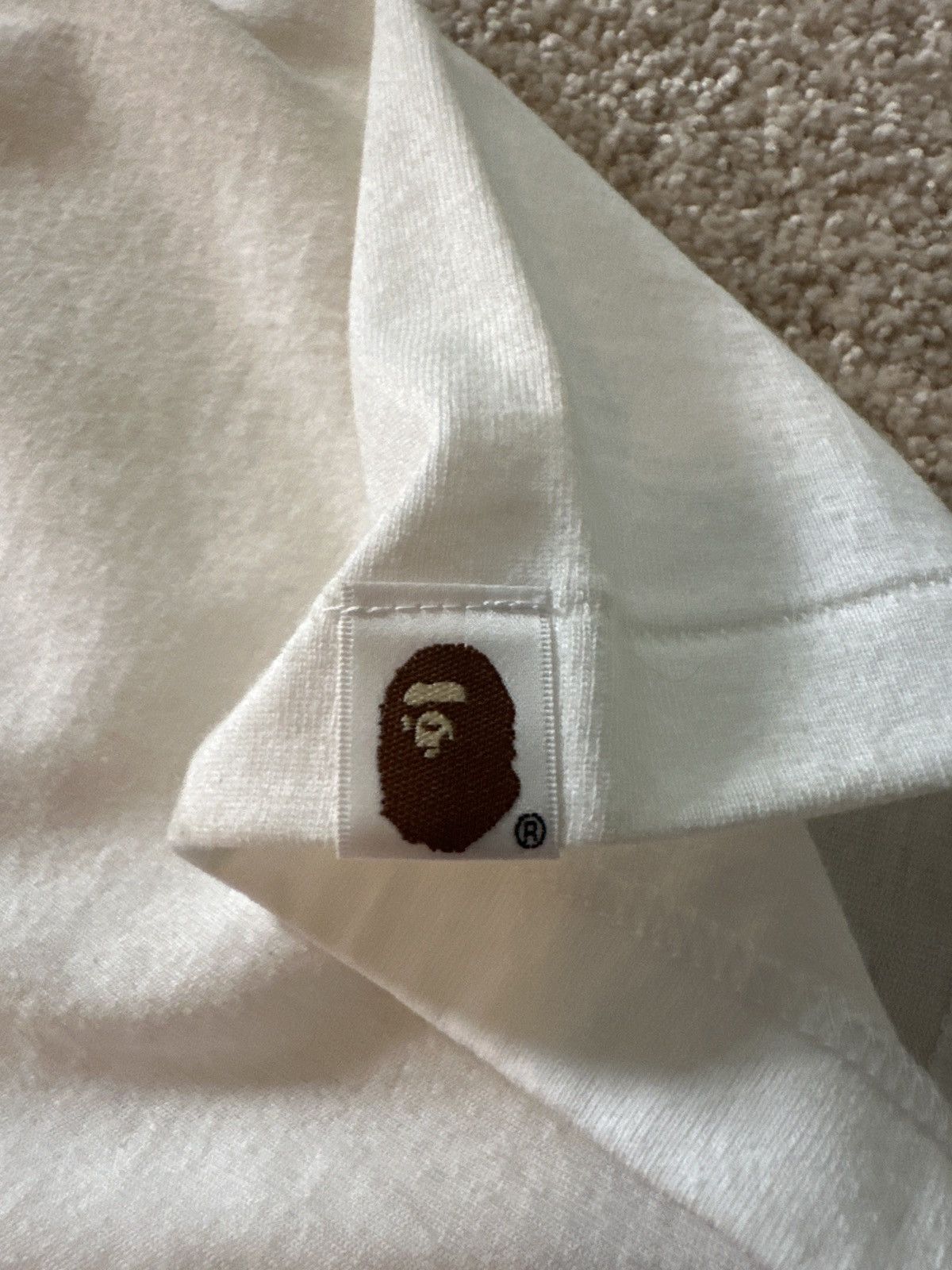 Bape Bape Reflection Camo Bapesta White/Yellow Tee Size US L / EU 52-54 / 3 - 8 Thumbnail