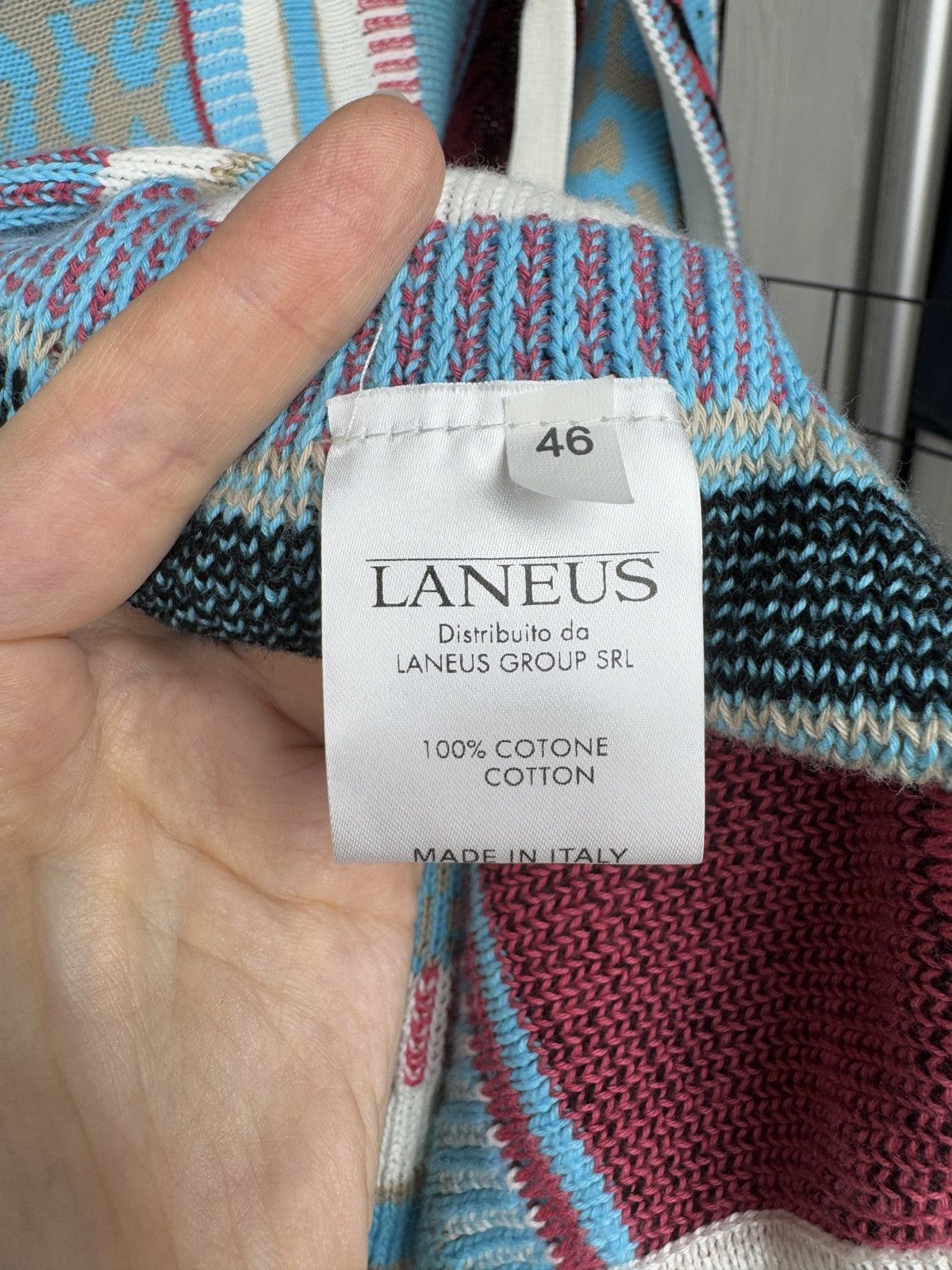 Laneus Laneus Unisex Coloured Cable knit hooded cardigan sweater Size US S / EU 44-46 / 1 - 10 Thumbnail