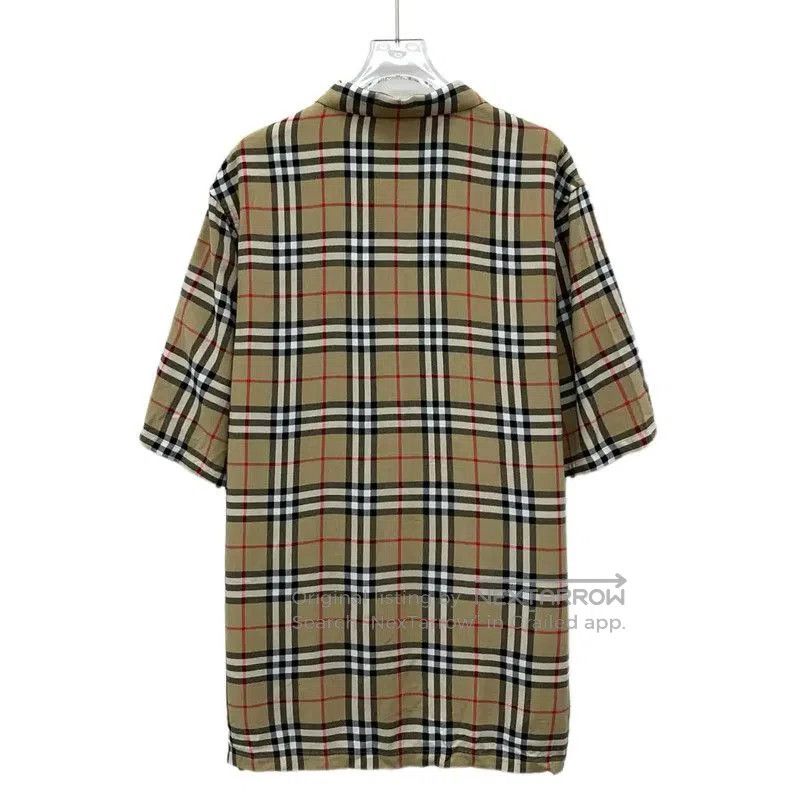 Burberry Burberry Brown Plaid Short Sleeve Shirt. Size L / US 10 / IT 46 - 2 Thumbnail