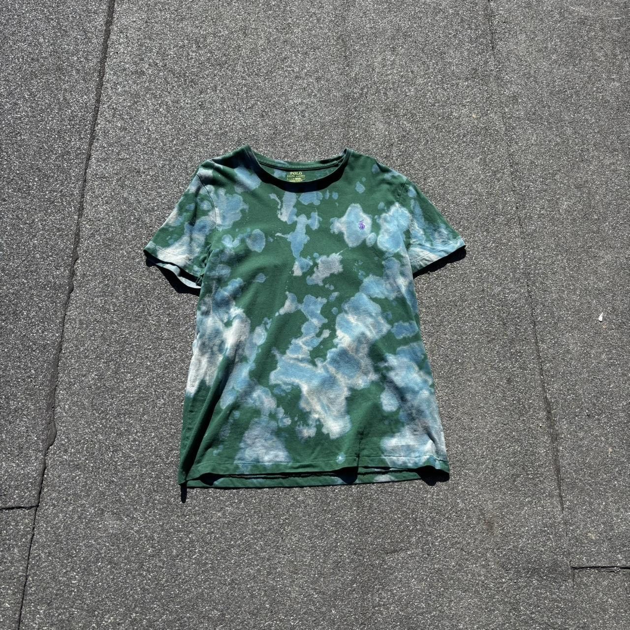 Japanese Brand × Polo Ralph Lauren × Vintage Vintage y2k 90s Polo Ralph Lauren bleach tie dye t-shirt Size US L / EU 52-54 / 3 - 1 Thumbnail
