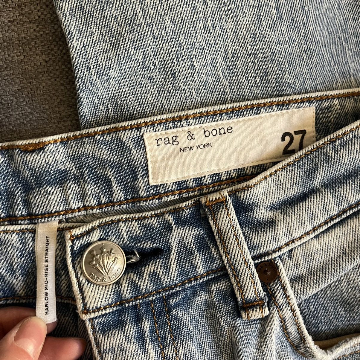Rag & Bone Rag and bone Harlow Ankle Straight Jeans Size 27" / US 4 / IT 40 - 5 Thumbnail