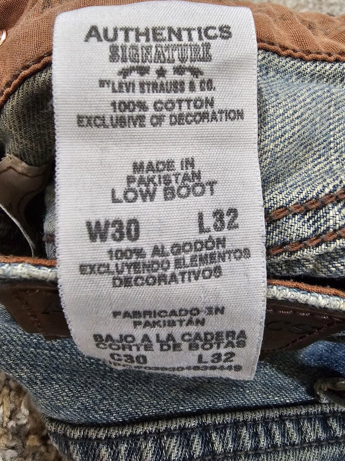 Designer levi strauss signature jeans copper riveted 30x32 Low Boot Size US 30 / EU 46 - 4 Thumbnail