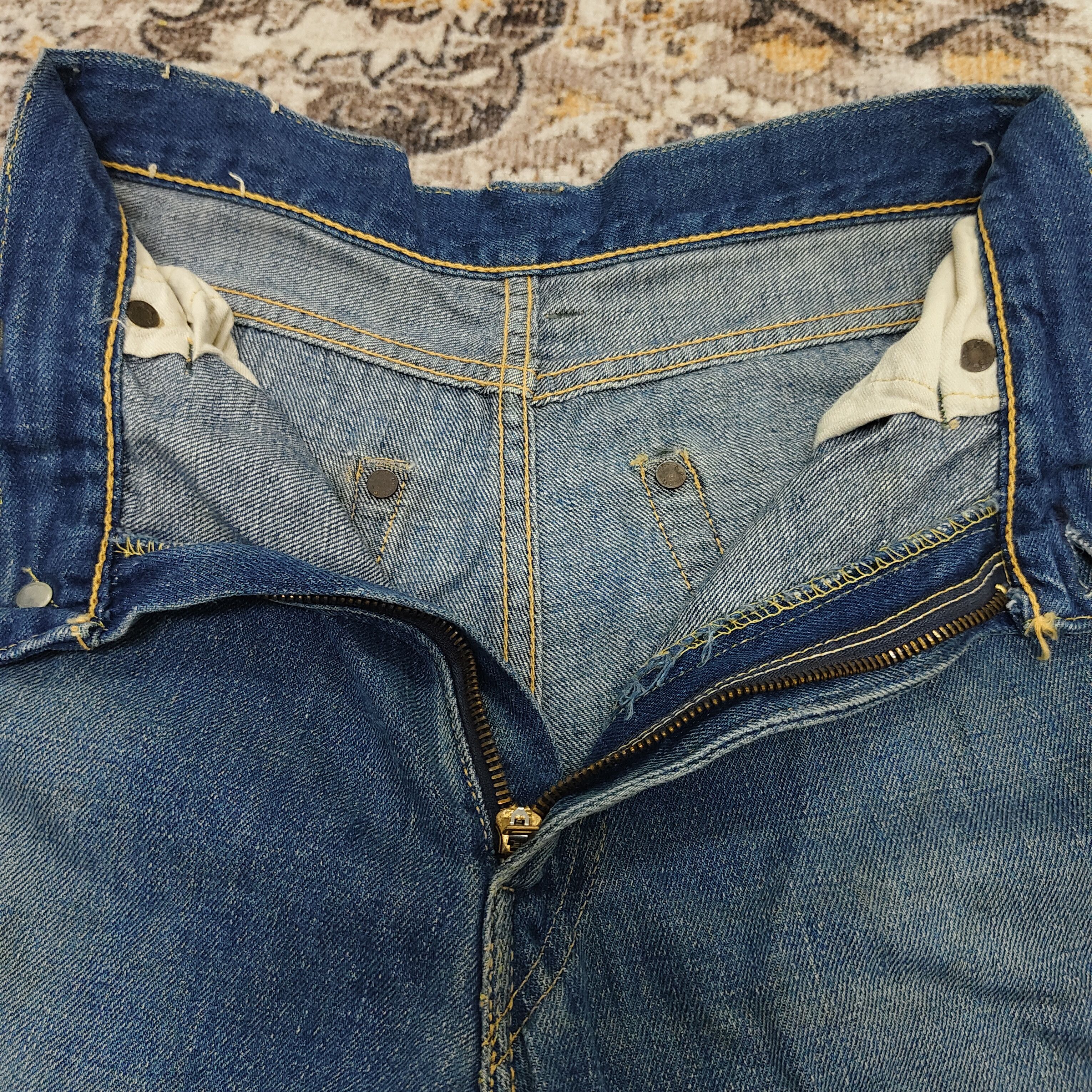 Levi's True Vintage 50s Levi's Big E Hidden Rivets Women Jean Size US 27 - 12 Thumbnail