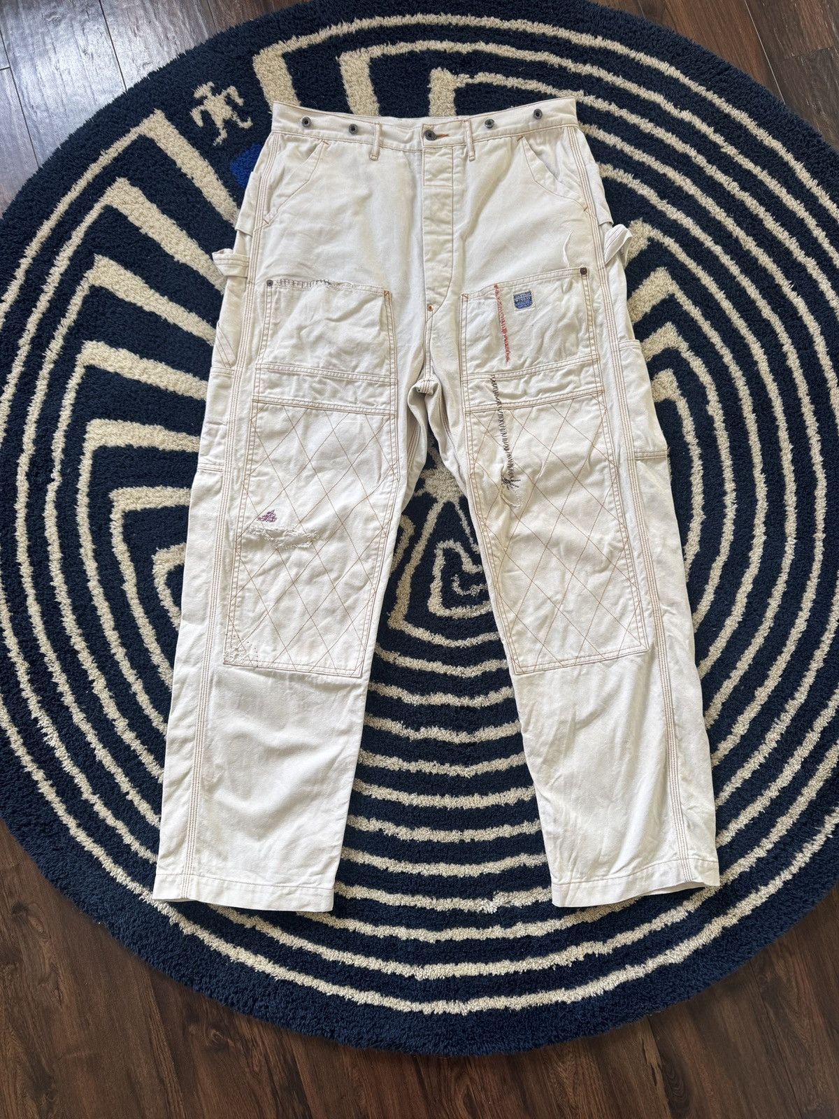 Kapital Kountry Kapital Kountry Lumber Pants — Light Canvas (Size 4 / XL) Size US 34 / EU 50 - 1 Thumbnail