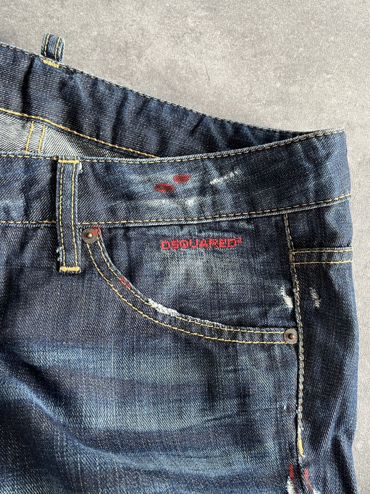 Dsquared2 RARE DSQUARED2 CAPRI JEANS SHORTS with Embroideries Archive Size US 36 / EU 52 - 10 Thumbnail