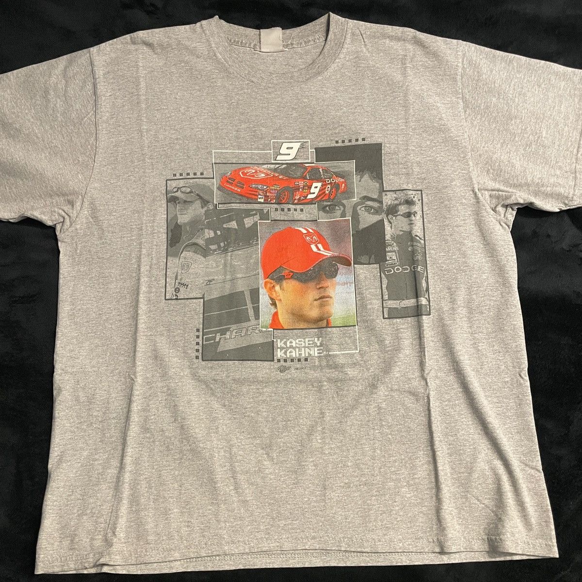 NASCAR Kasey Khane #9 Vintage NASCAR T Shirt (2006) Size US XL / EU 56 / 4 - 1 Thumbnail