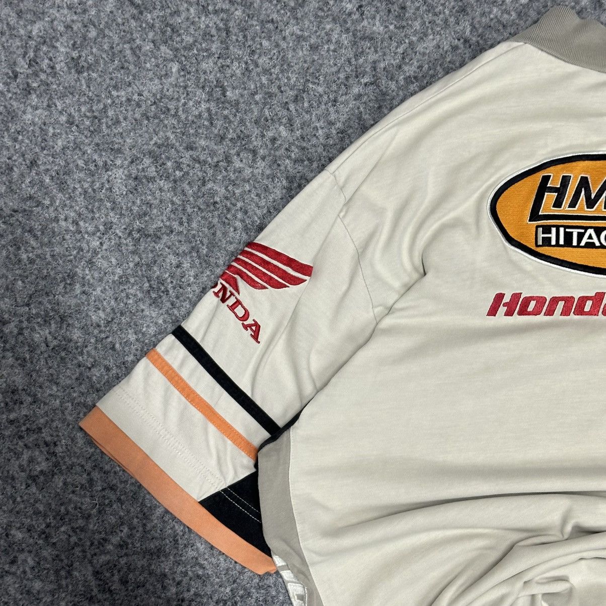 Honda VTG Mans Polo Honda Racing Size XL Distressed Cotton Y2K Size US XL / EU 56 / 4 - 7 Thumbnail