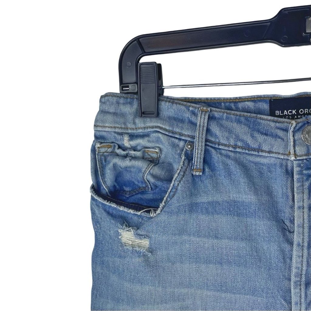 Other BLACK ORCHID LA Women's Designer Faded Raw Hem Blue Jeans M Size 31" - 2 Thumbnail