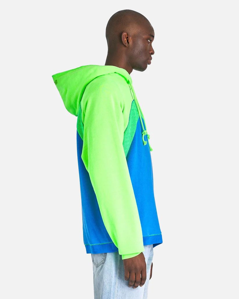 ERL o1s1v1r1oon0925 Rainbow Knit Hoodie in Blue Size US L / EU 52-54 / 3 - 2 Thumbnail