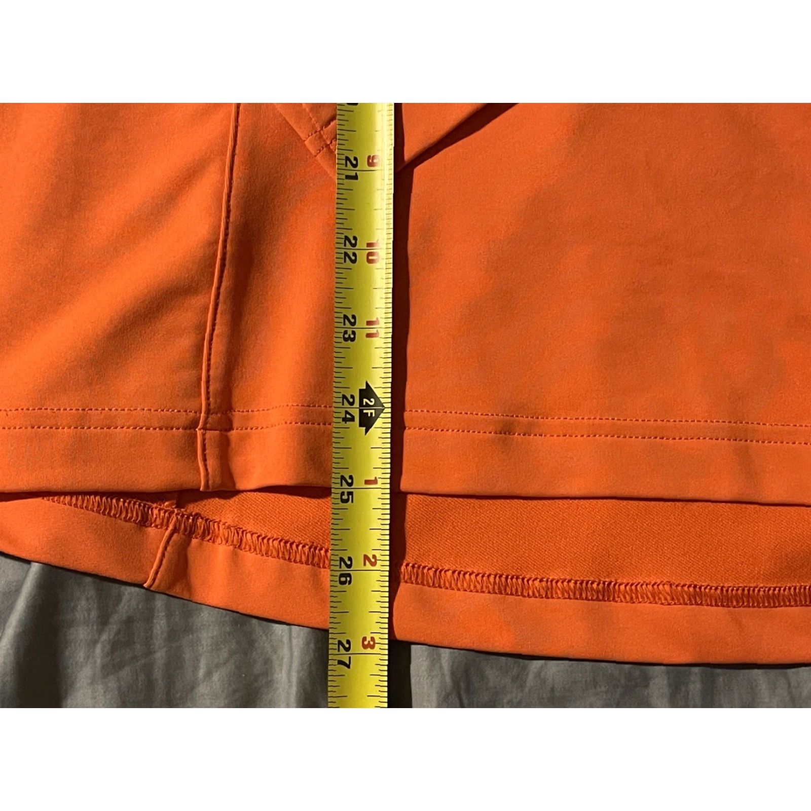 Peter Millar Peter Millar Long Sleeve Shirt UPF 50+ 1/4 Zip Orange Small Women Athletic Shirt Pullover Size S / US 4 / IT 40 - 4 Thumbnail
