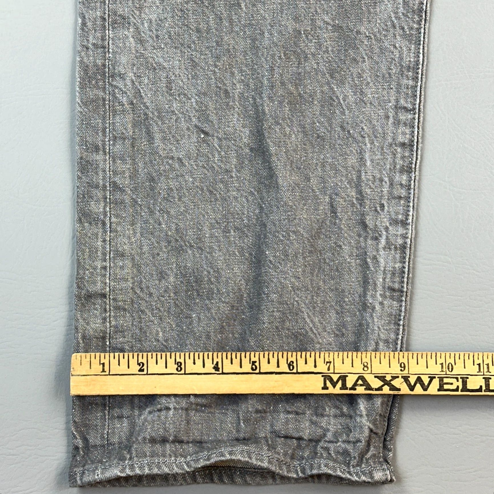 Levi's Levis 501 Jeans Mens 42x30 Gray Charcoal Wash Original Fit Button Fly Denim Modern Straight 90s Cowboy Retro Mens Size US 42 / EU 58 - 4 Thumbnail