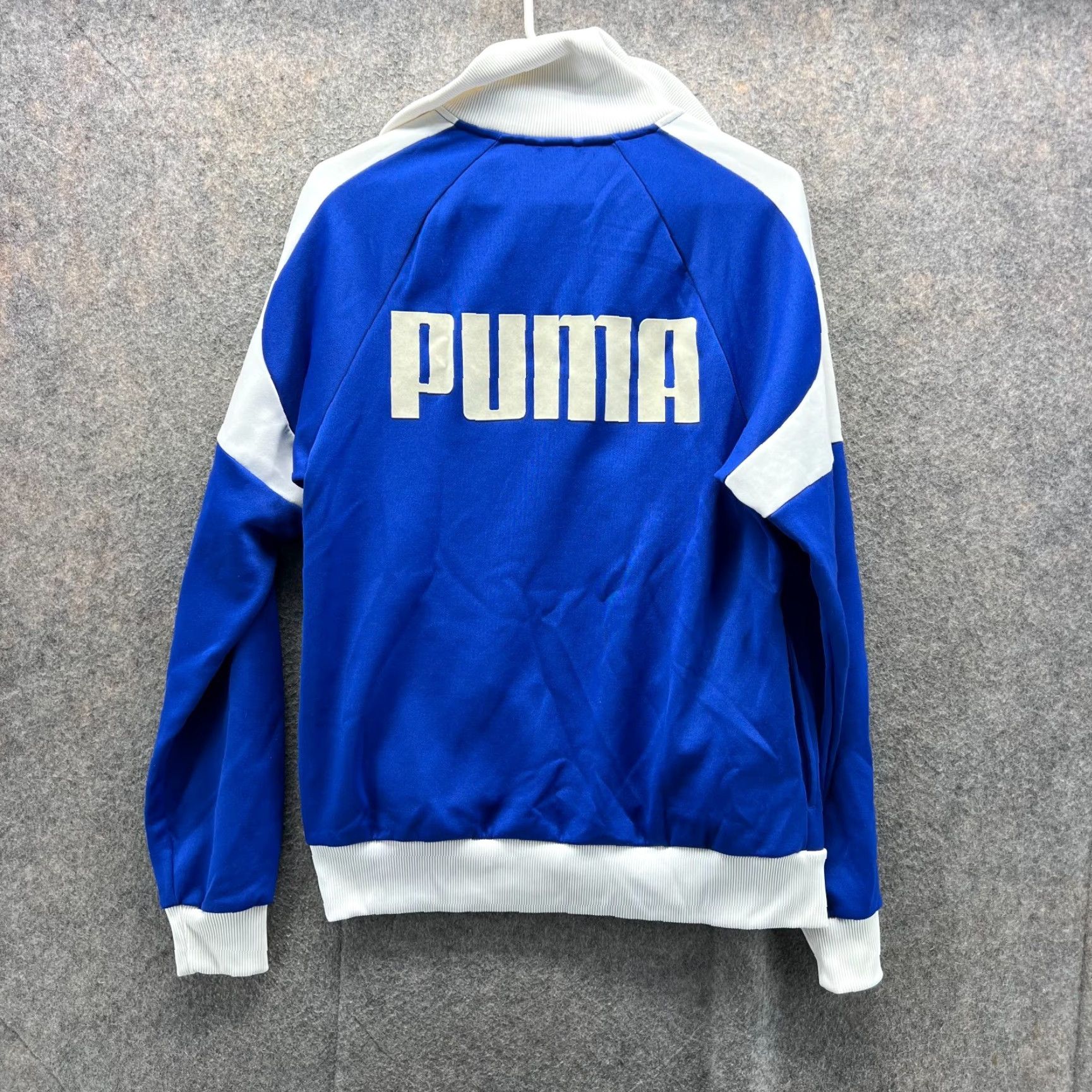 Puma Vtg Puma Track Jacket Women Medium Blue Full Zip High Neck Windbreaker Logo Athletic Jacket Mens? Size M / US 6-8 / IT 42-44 - 5 Thumbnail