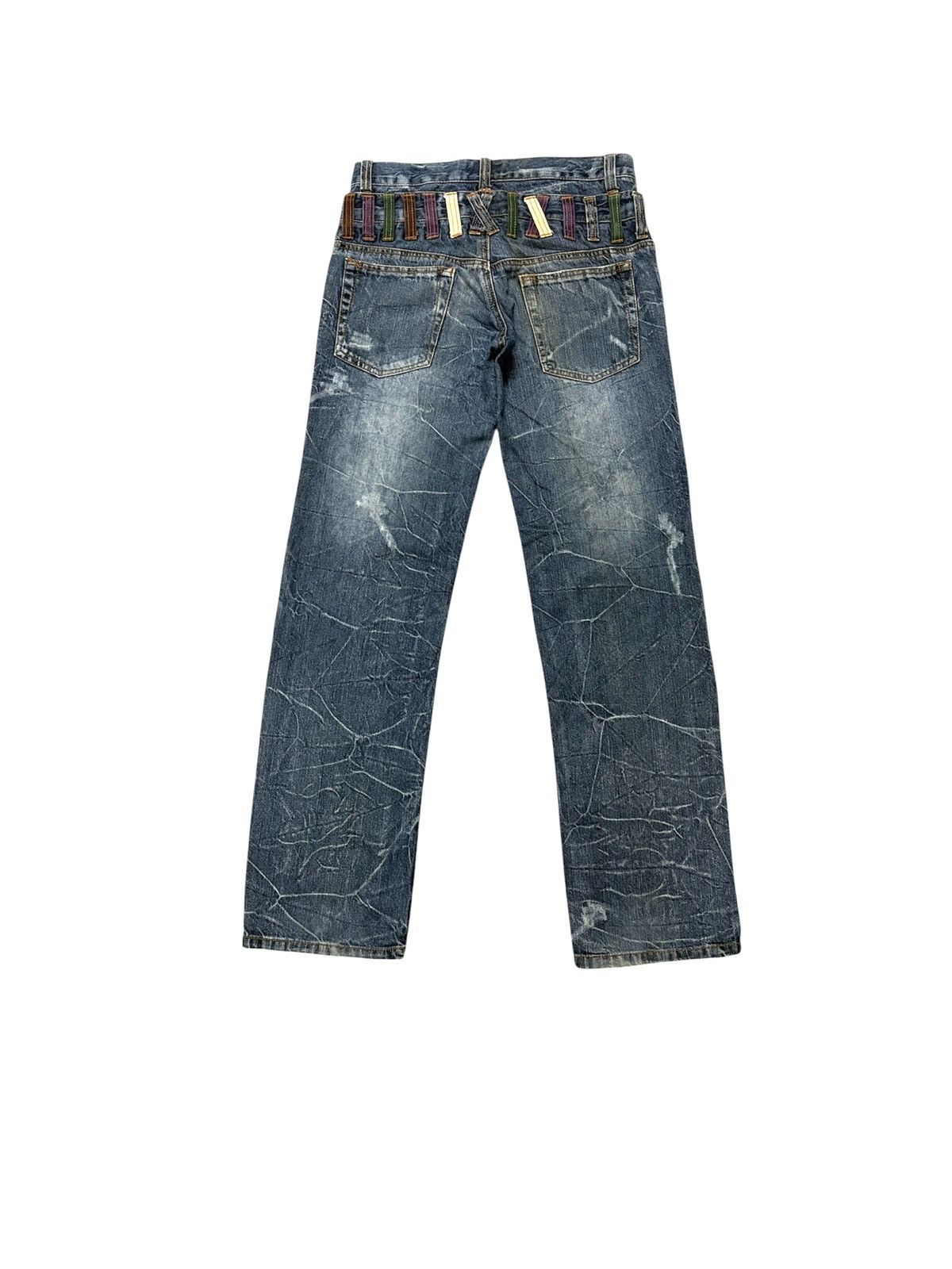Japanese Brand Japanese International World Streetwear Double Waist Denim Size US 30 / EU 46 - 9 Thumbnail