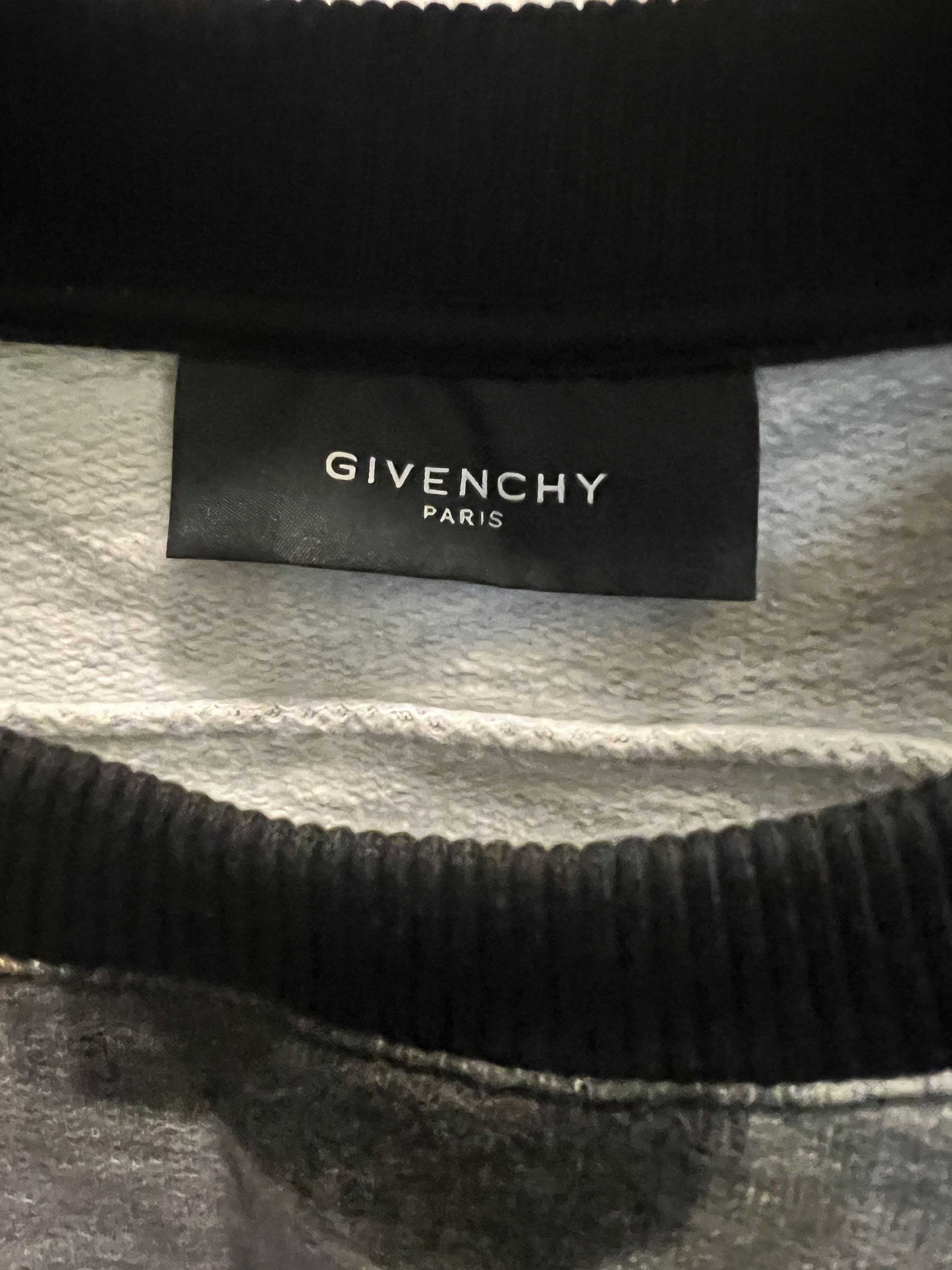 Givenchy × Riccardo Tisci Givenchy Abstract Doberman-print Washed Out Sweatshirt Size US S / EU 44-46 / 1 - 4 Thumbnail