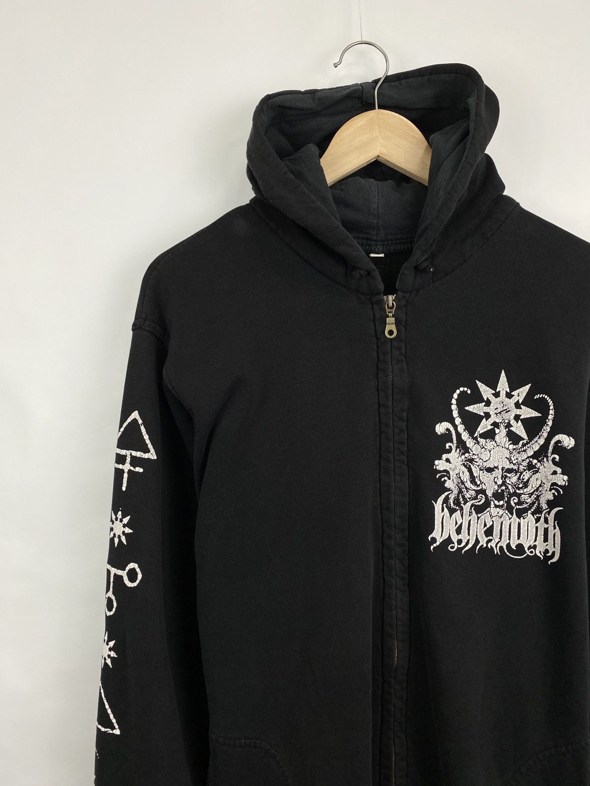 Band Tees Vintage Behemoth In Nomen Eius Baphomet Rock Hoodie Rare Y2K Size US L / EU 52-54 / 3 - 4 Thumbnail