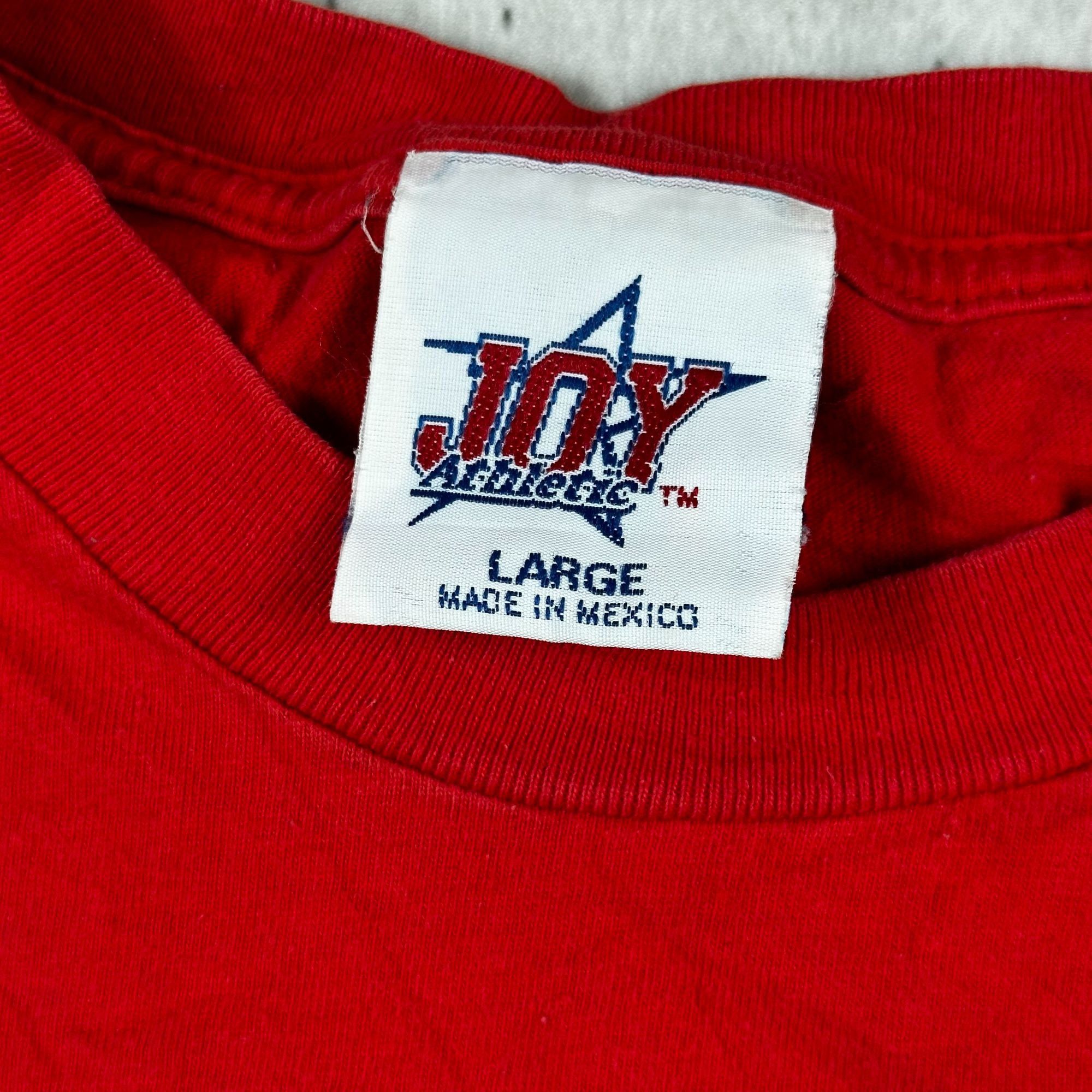Vintage Kansas City Chiefs Red T-Shirt Joy Athletic Large Made In Me Size US L / EU 52-54 / 3 - 3 Thumbnail