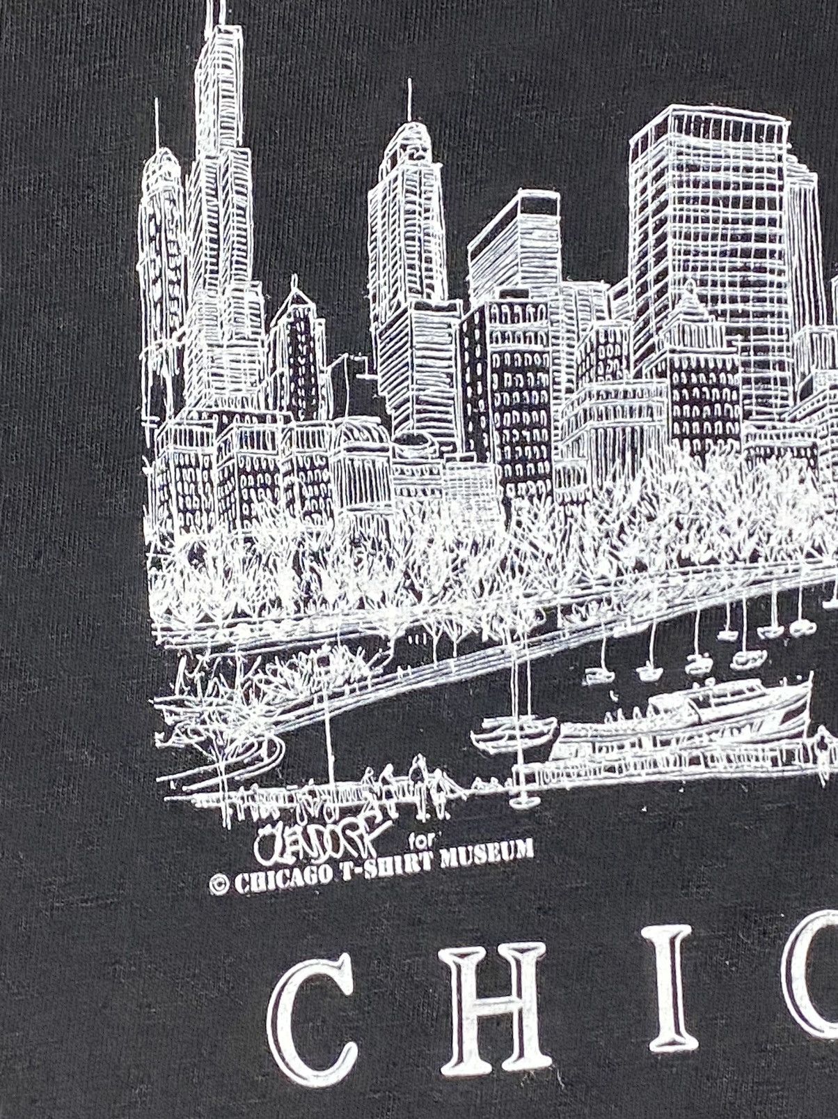 Vintage Chicago Tourist T-shirt Size XL - Double Sided Graphic Size US XL / EU 56 / 4 - 5 Thumbnail