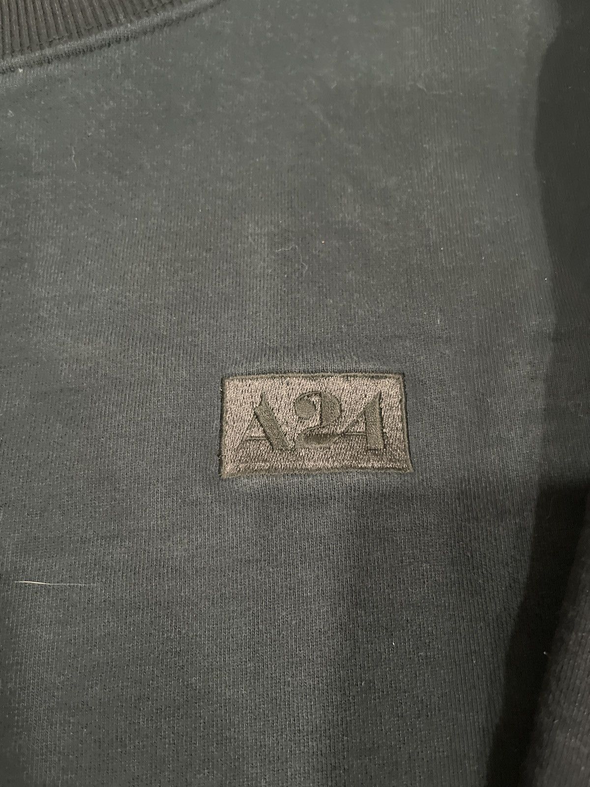 A24 A24 Men’s Black Embroidered Crewneck Sweater Size US M / EU 48-50 / 2 - 6 Thumbnail