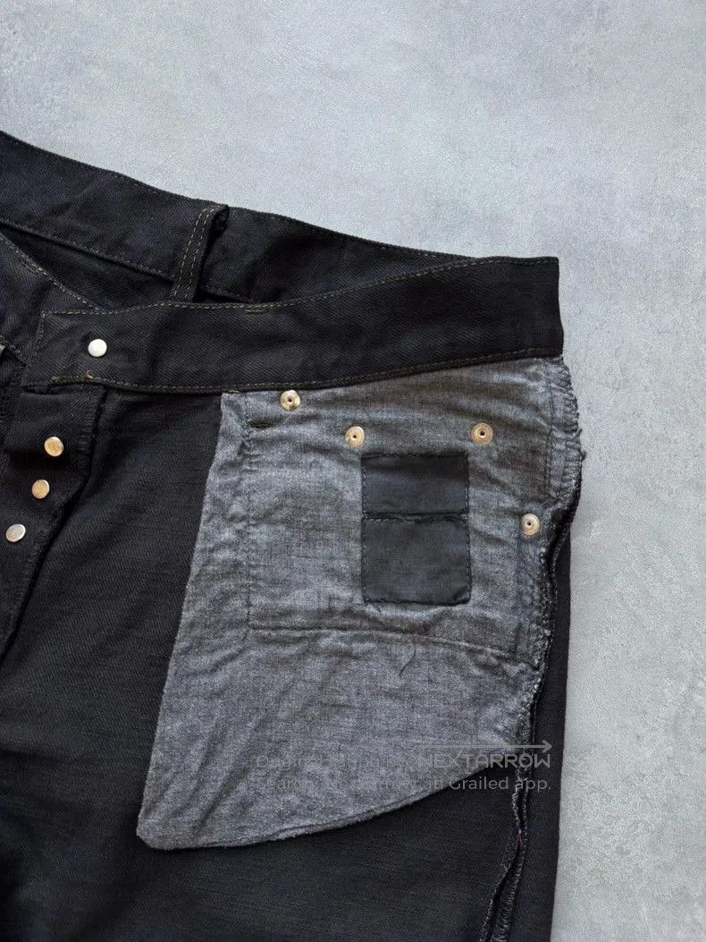 Helmut Lang Vintage Helmut Lang Black Denim Jeans . Size US 31 - 5 Thumbnail