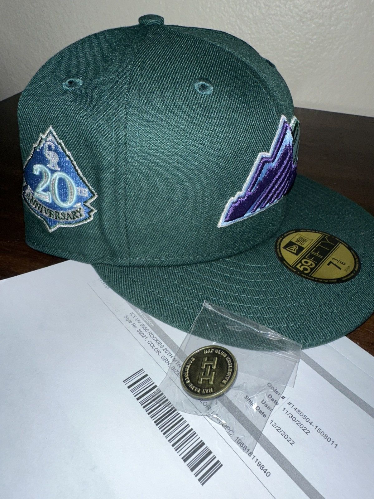 Hat Club × New Era Hat Club Icy UV Rockies MTN Green 73/8 Size ONE SIZE - 2 Thumbnail