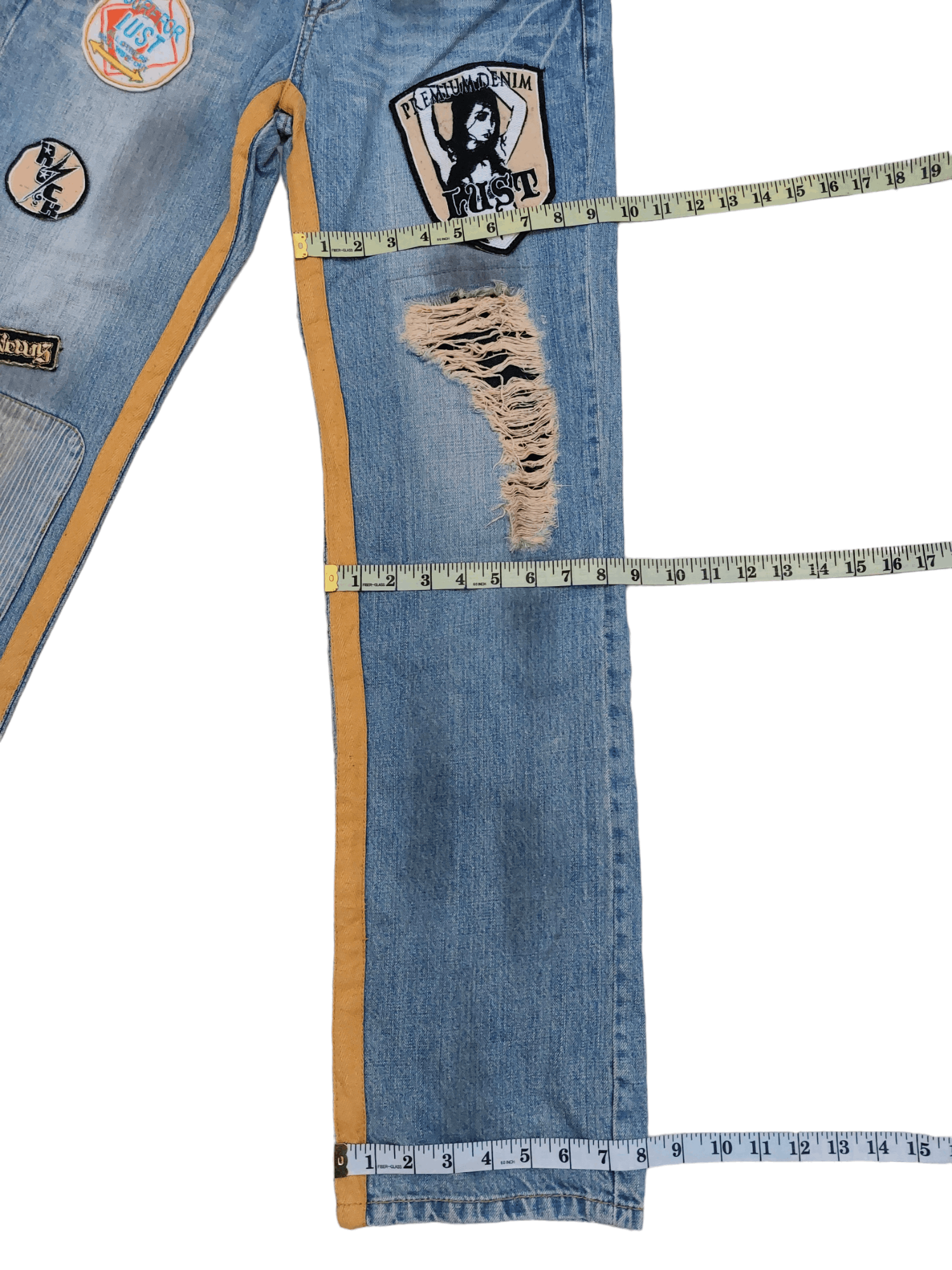Japanese Brand Rusty Patch Seditionaries Jeans Size US 30 / EU 46 - 19 Thumbnail