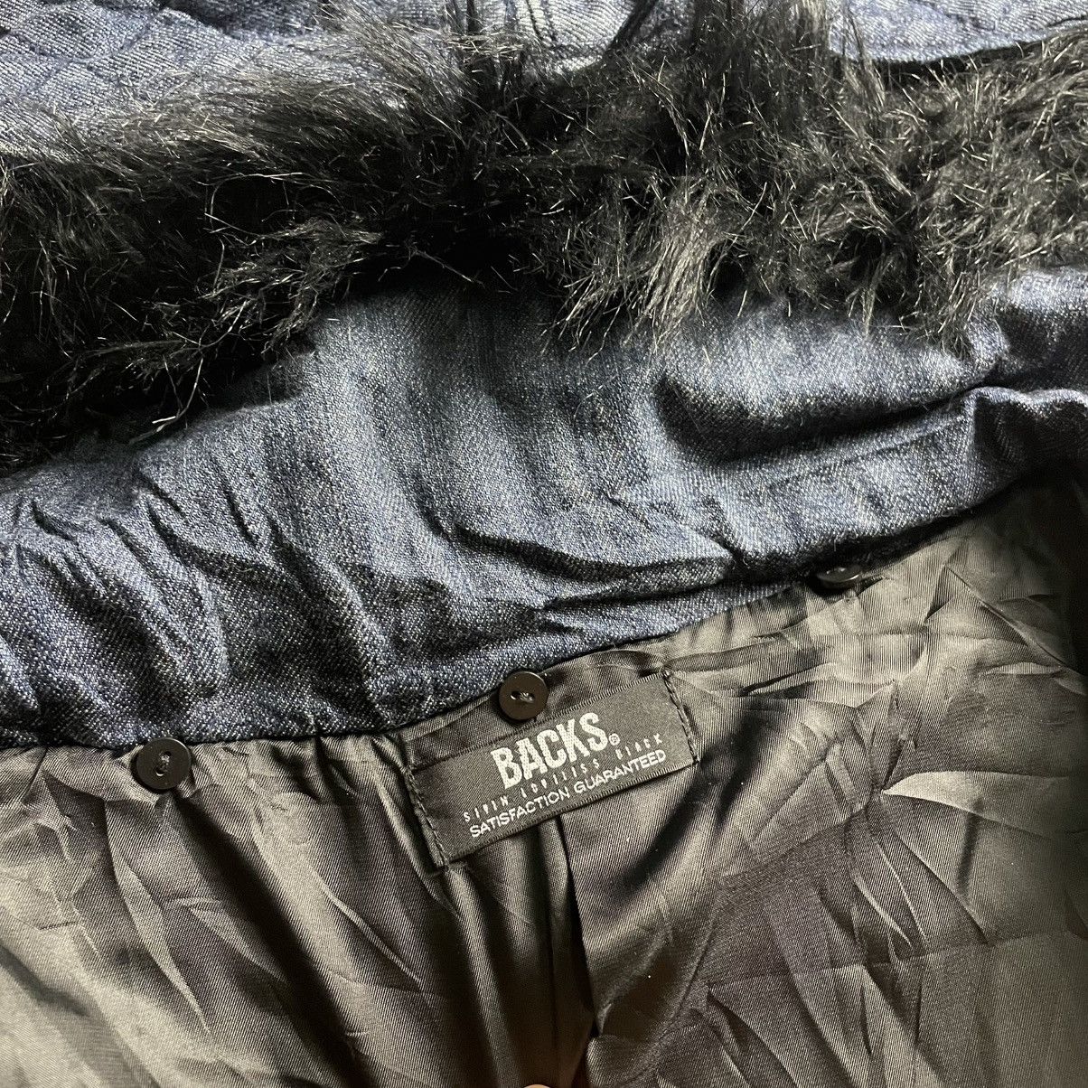 If Six Was Nine × Japanese Brand × Le Grande Bleu (L.G.B.) 🇯🇵 BACKS BUTTON UP FULL ZIP FUR HOODIE DENIM JACKET Size M / US 6-8 / IT 42-44 - 17 Thumbnail