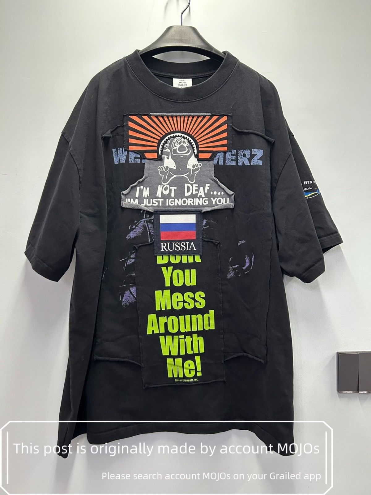 Vetements Vetements russia patch tee shirt tee | Grailed