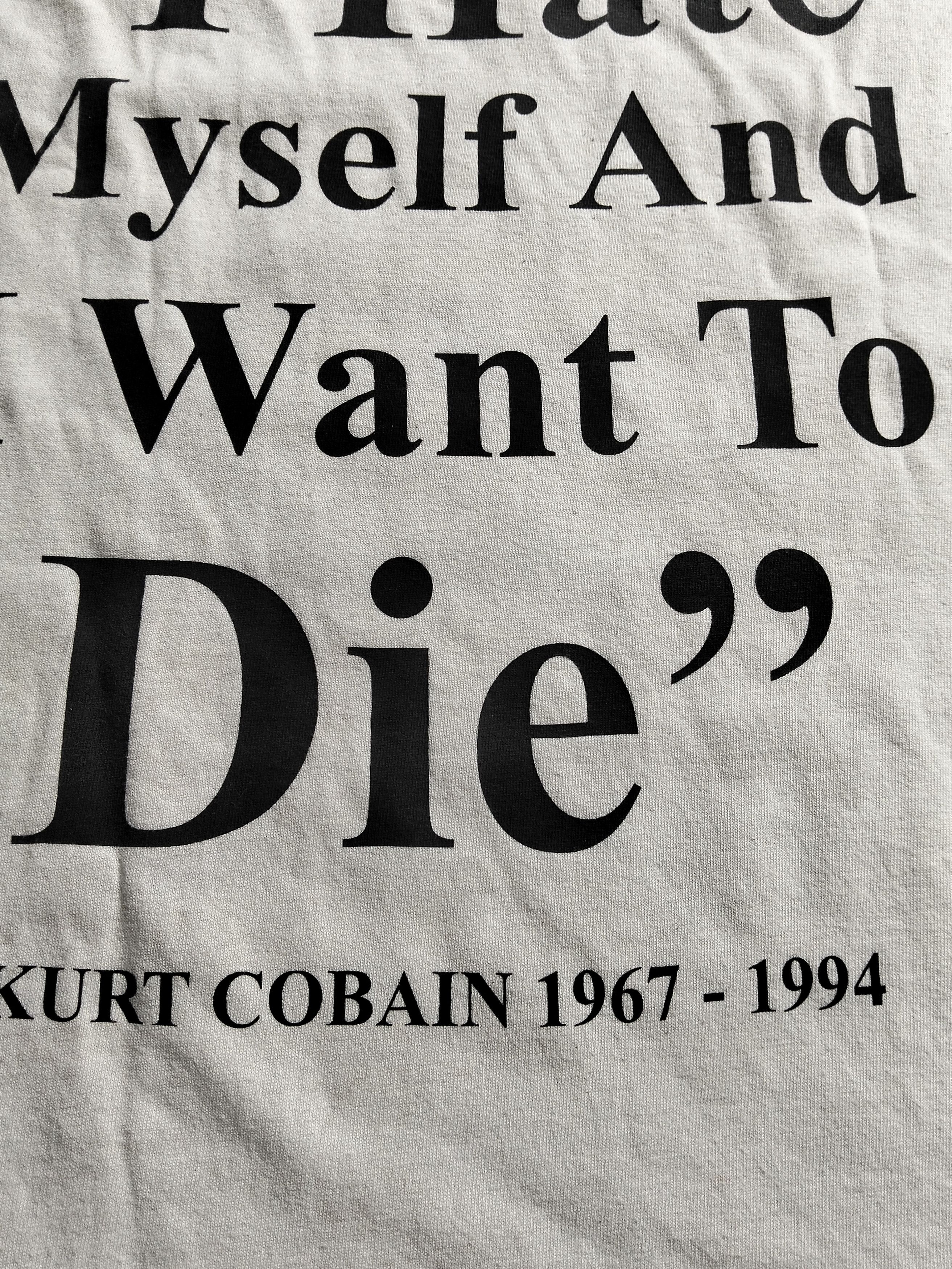Band Tees Kurt cobain Size US XL / EU 56 / 4 - 11 Thumbnail