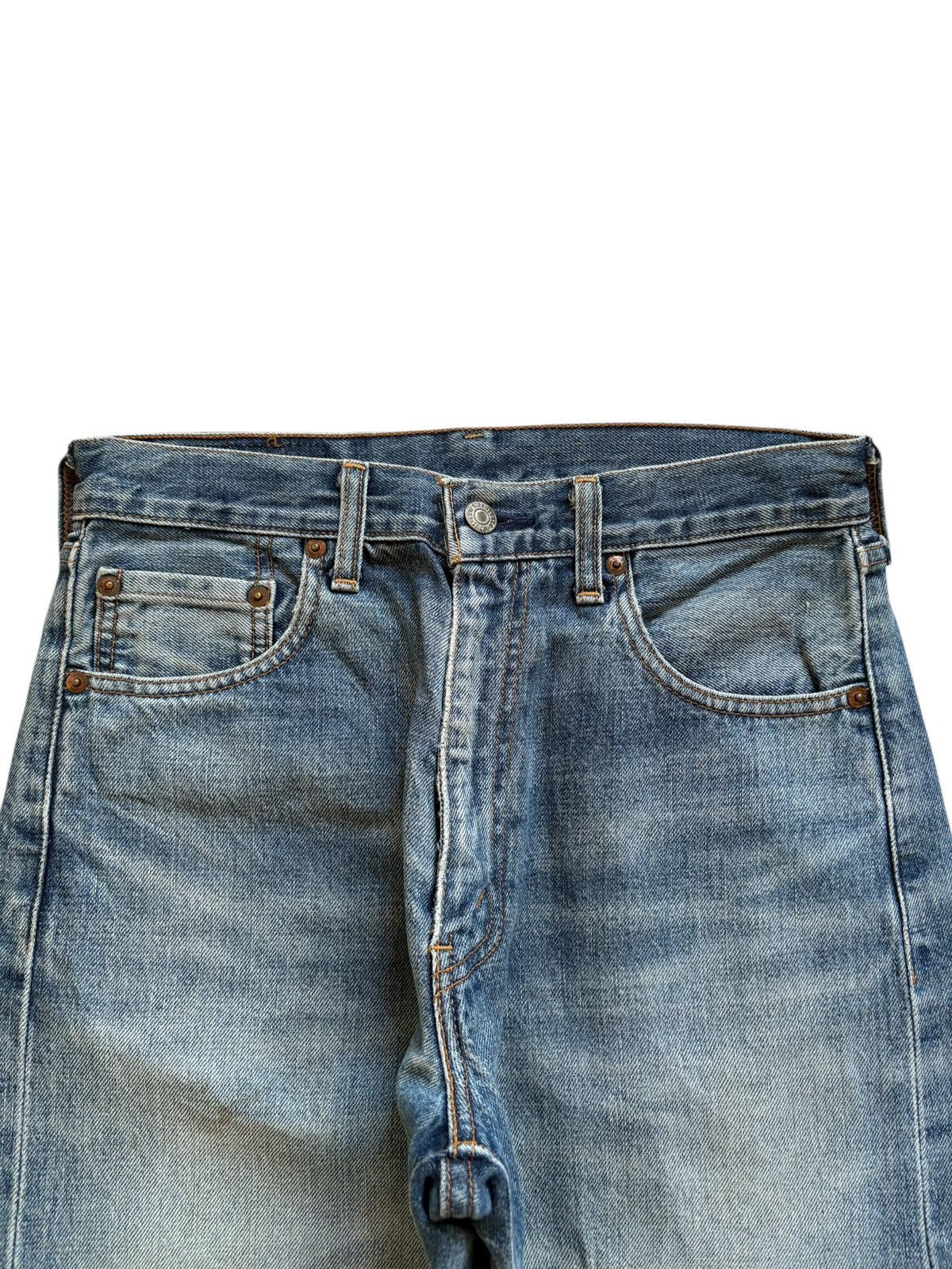 Levi's Vintage 80s Levis 502XX Big E Selvedge Mud Wash Loose Jeans Size US 29 - 5 Thumbnail