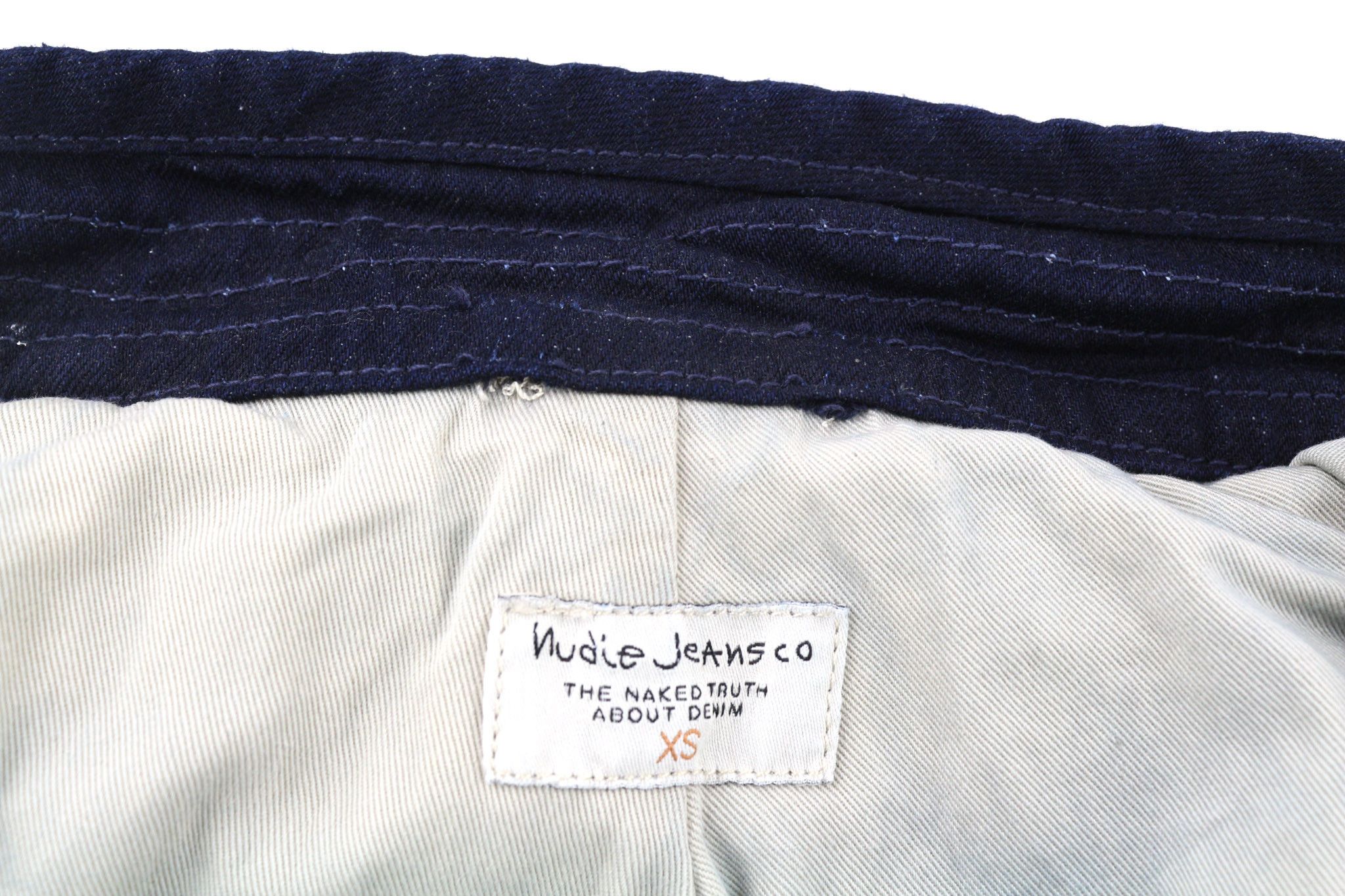 Nudie Jeans JULIUS XS Core Blue Buttoned Pockets Logo Jacket 81025 Size US XS / EU 42 / 0 - 9 Thumbnail