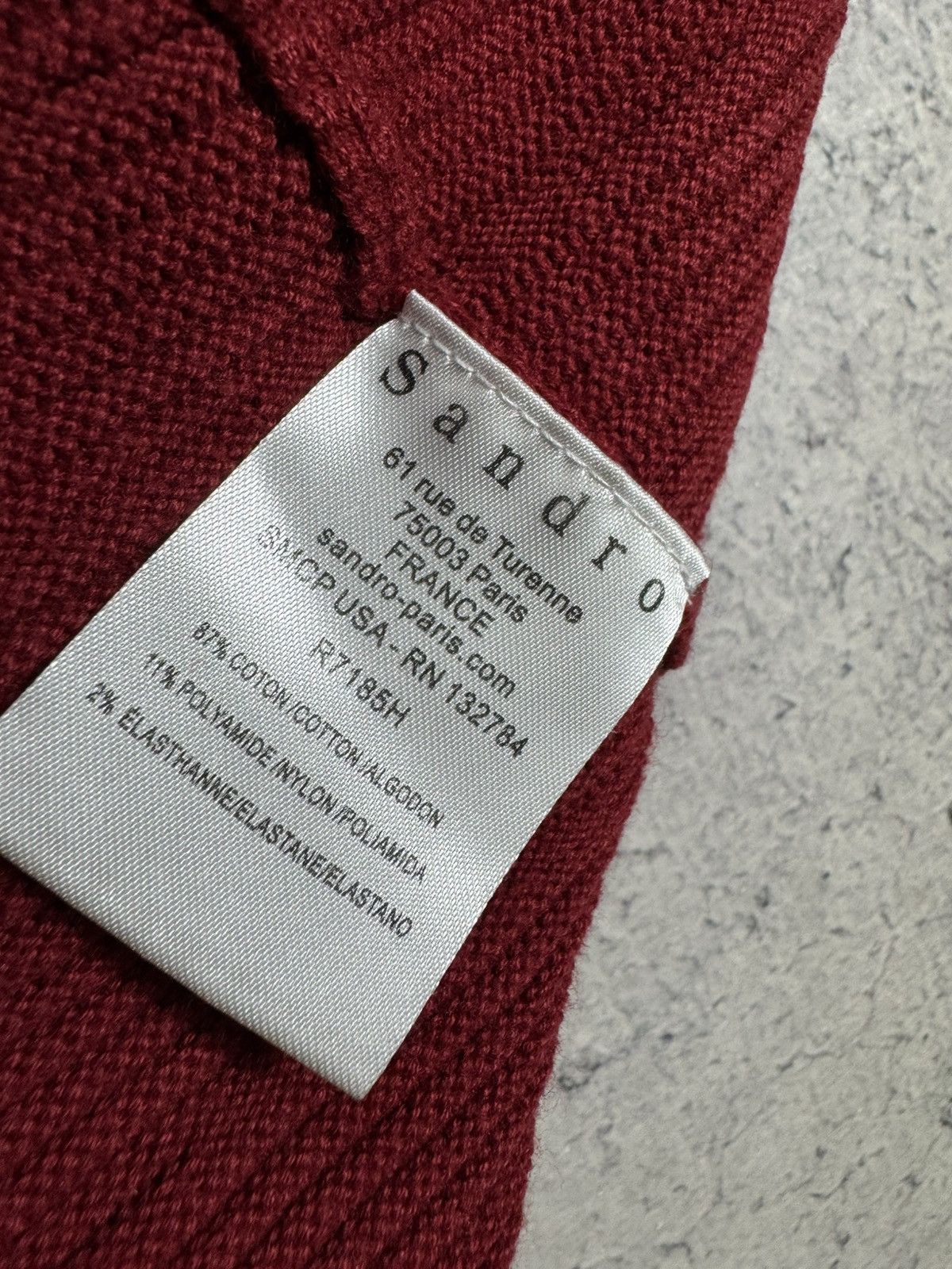 Sandro Sandro Red Knit Dress Size S / US 4 / IT 40 - 12 Thumbnail