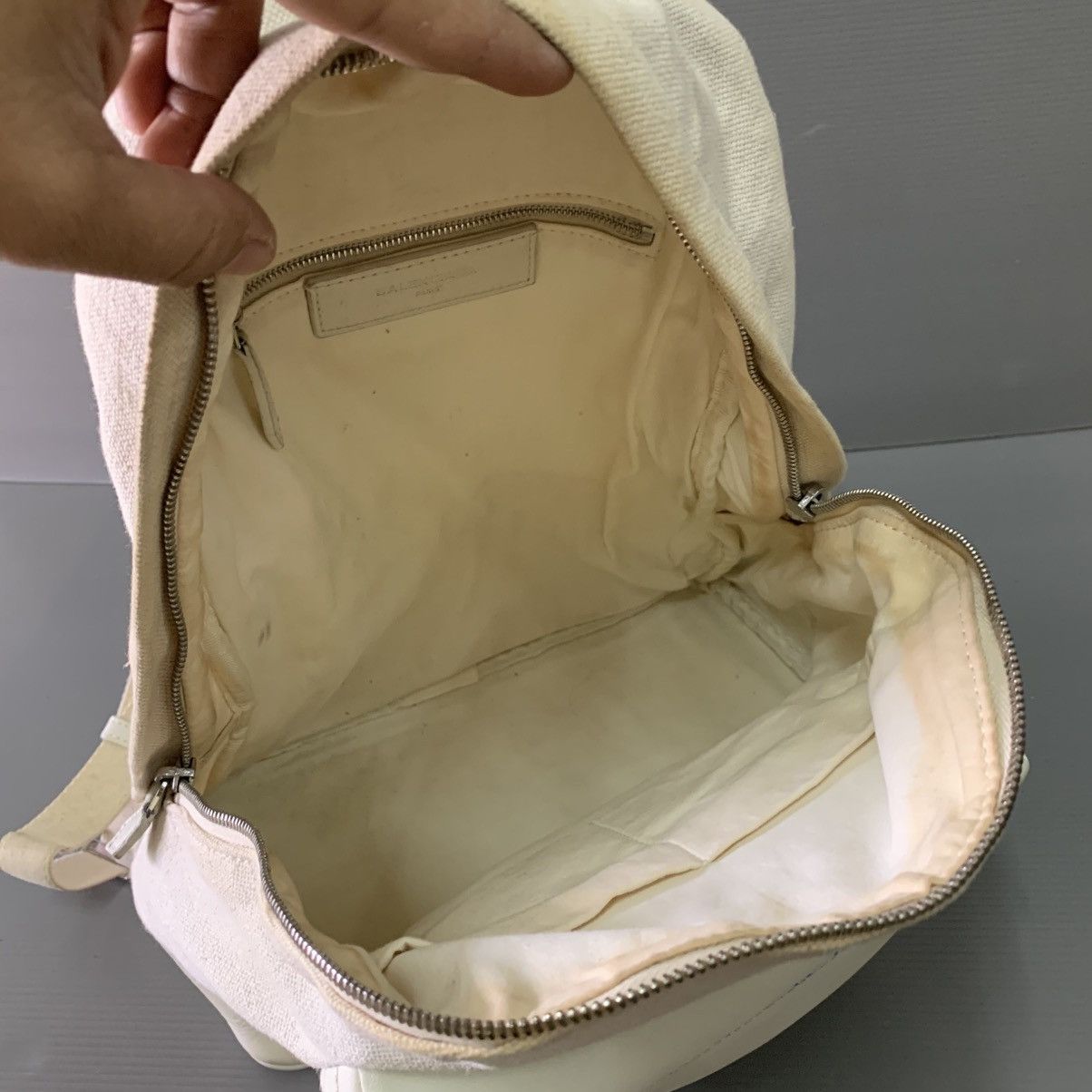 Balenciaga Balenciaga Canvas Backpack Bag Size ONE SIZE - 17 Thumbnail