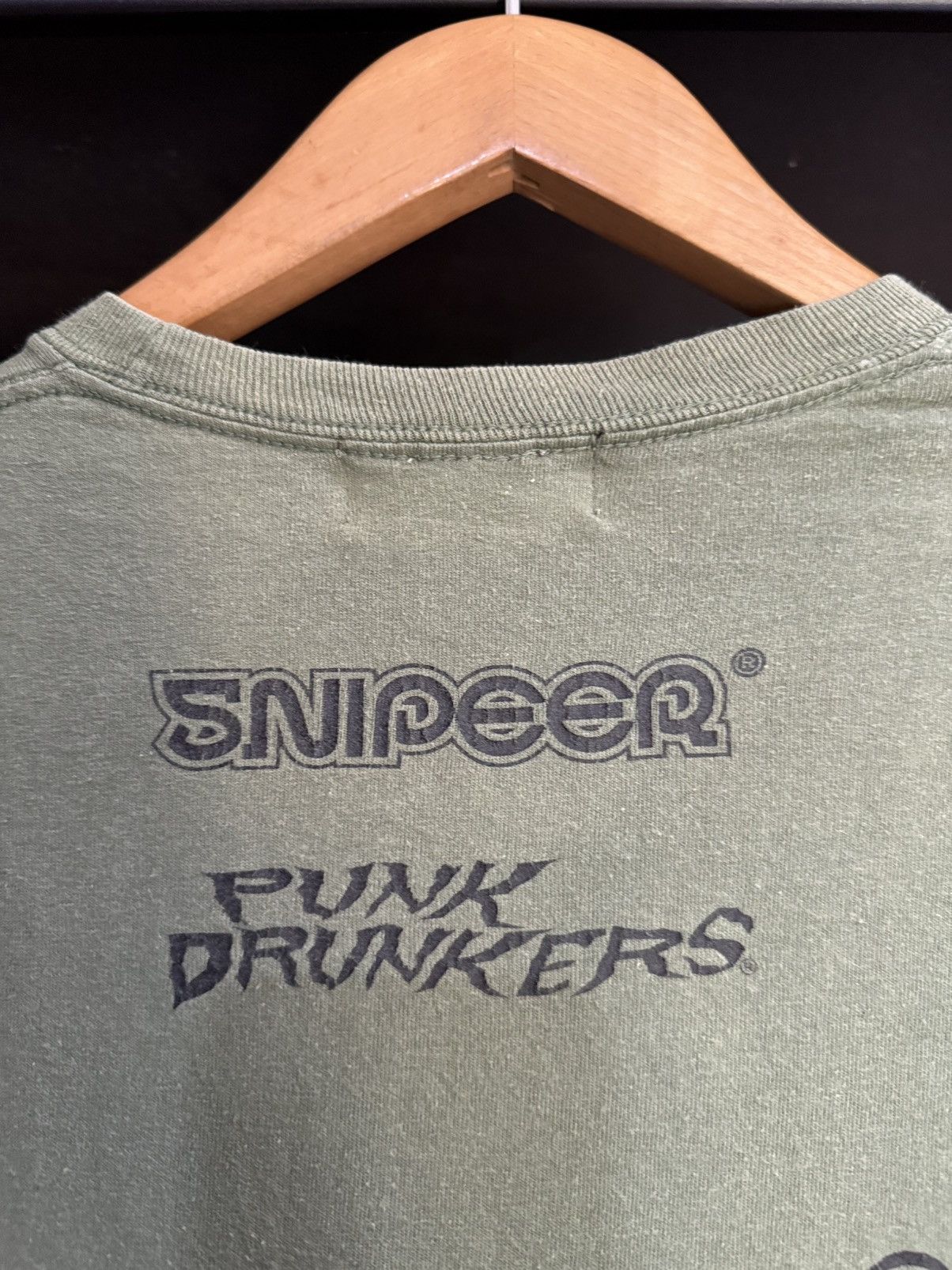 Japanese Brand × Optic Gaming × Vintage Vintage Snipeer Punk Drunkers Faded Japan Tee Size US M / EU 48-50 / 2 - 6 Thumbnail