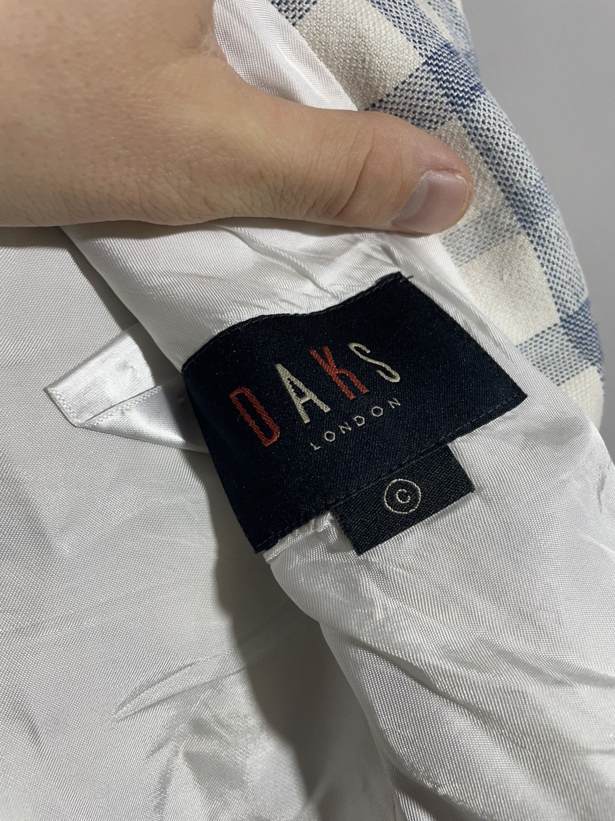 DAKS Daks London Check Pattern Cotton Blazer Size M / US 6-8 / IT 42-44 - 11 Thumbnail