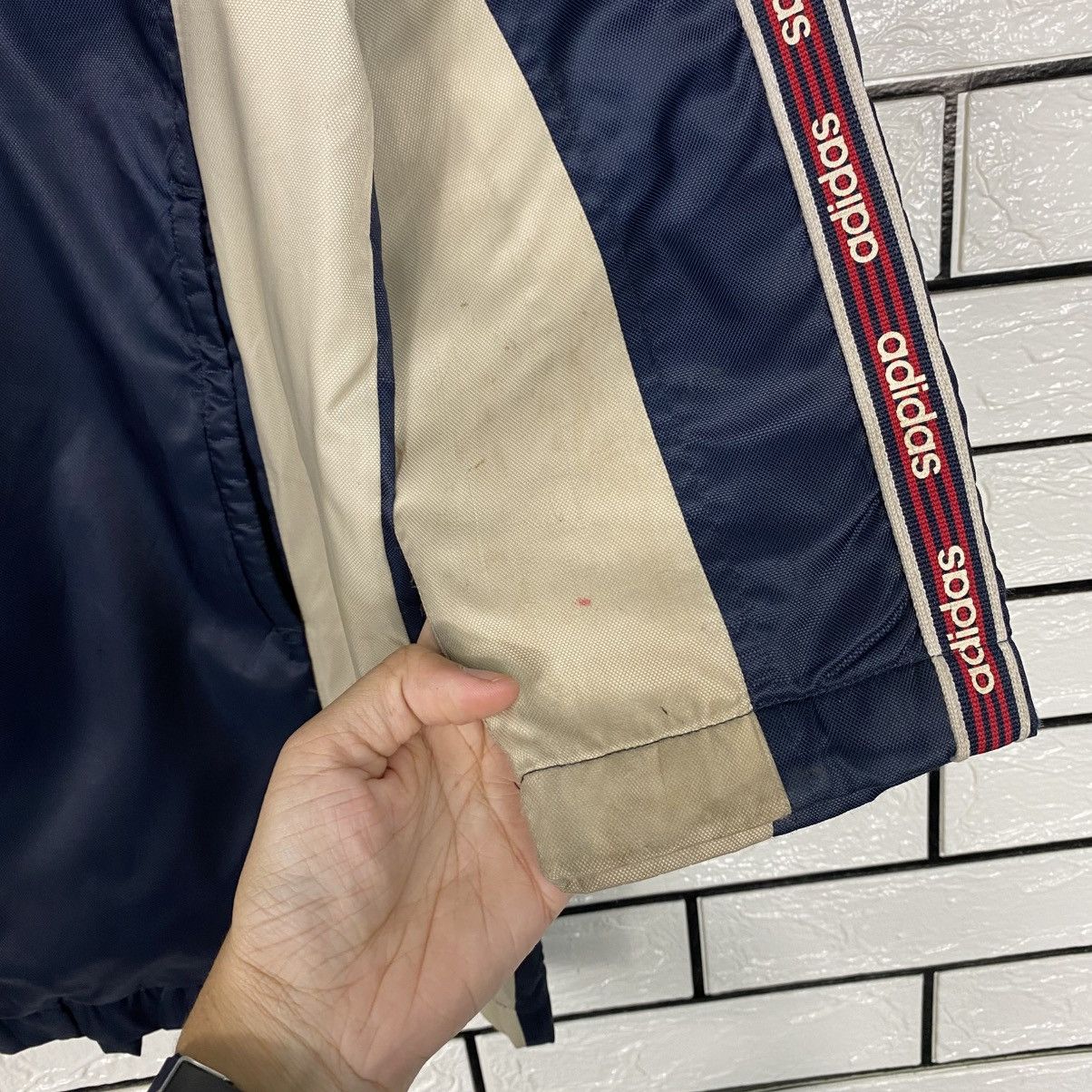 Adidas 📌Vintage Coach Long Jacket Adidas Big Logo Blanket Size US L / EU 52-54 / 3 - 17 Thumbnail