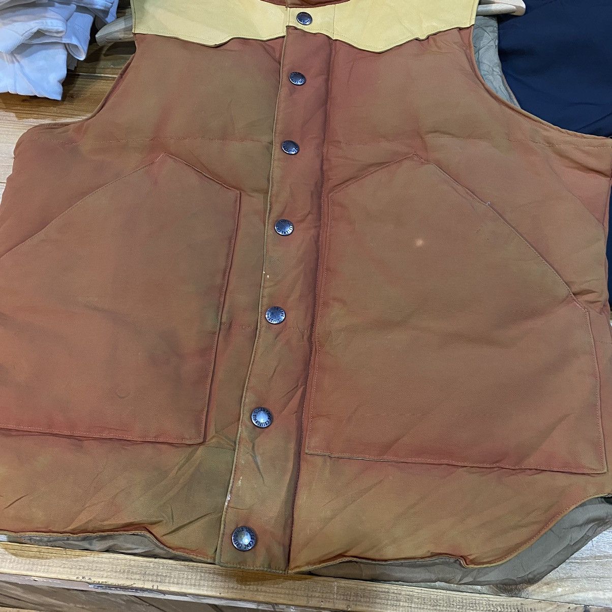 Japanese Brand Vintage Sugar Cane Down Vest Leather Size US S / EU 44-46 / 1 - 9 Thumbnail