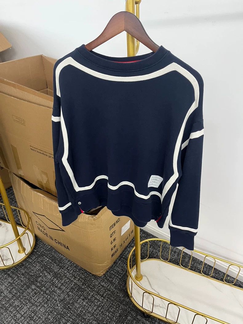 Thom Browne Thom Browne Blue hoodie Size US S / EU 44-46 / 1 - 1 Thumbnail