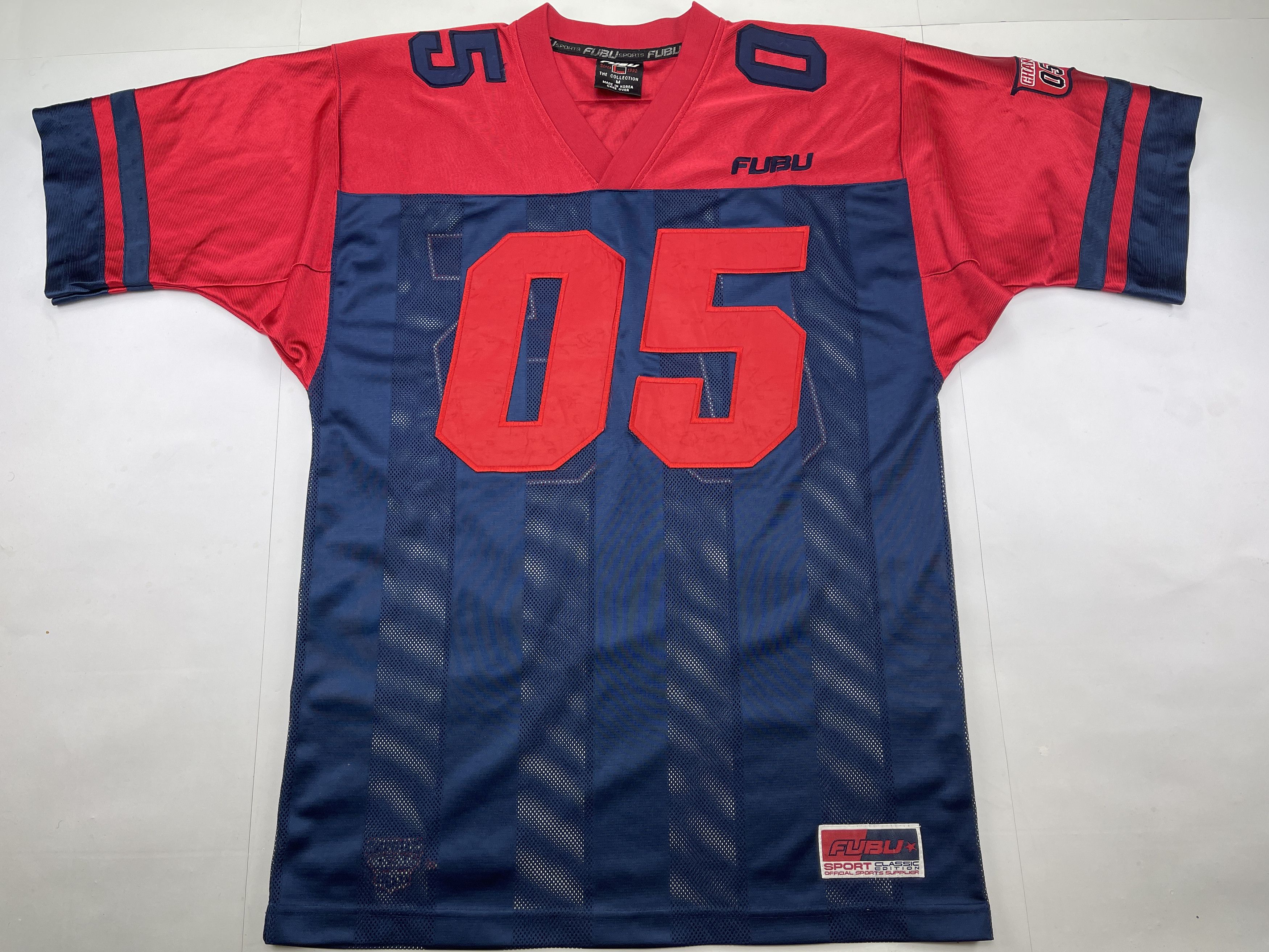 Fubu FUBU jersey, red, Fubu 05, vintage hip hop t-shirt, 90s M Size US M / EU 48-50 / 2 - 2 Thumbnail