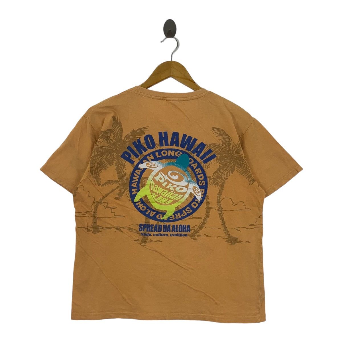 Vintage Vintage PIKO HAWAII ALOHA Sea Turtle Nature Tee Shirt Size L / US 10 / IT 46 - 4 Thumbnail