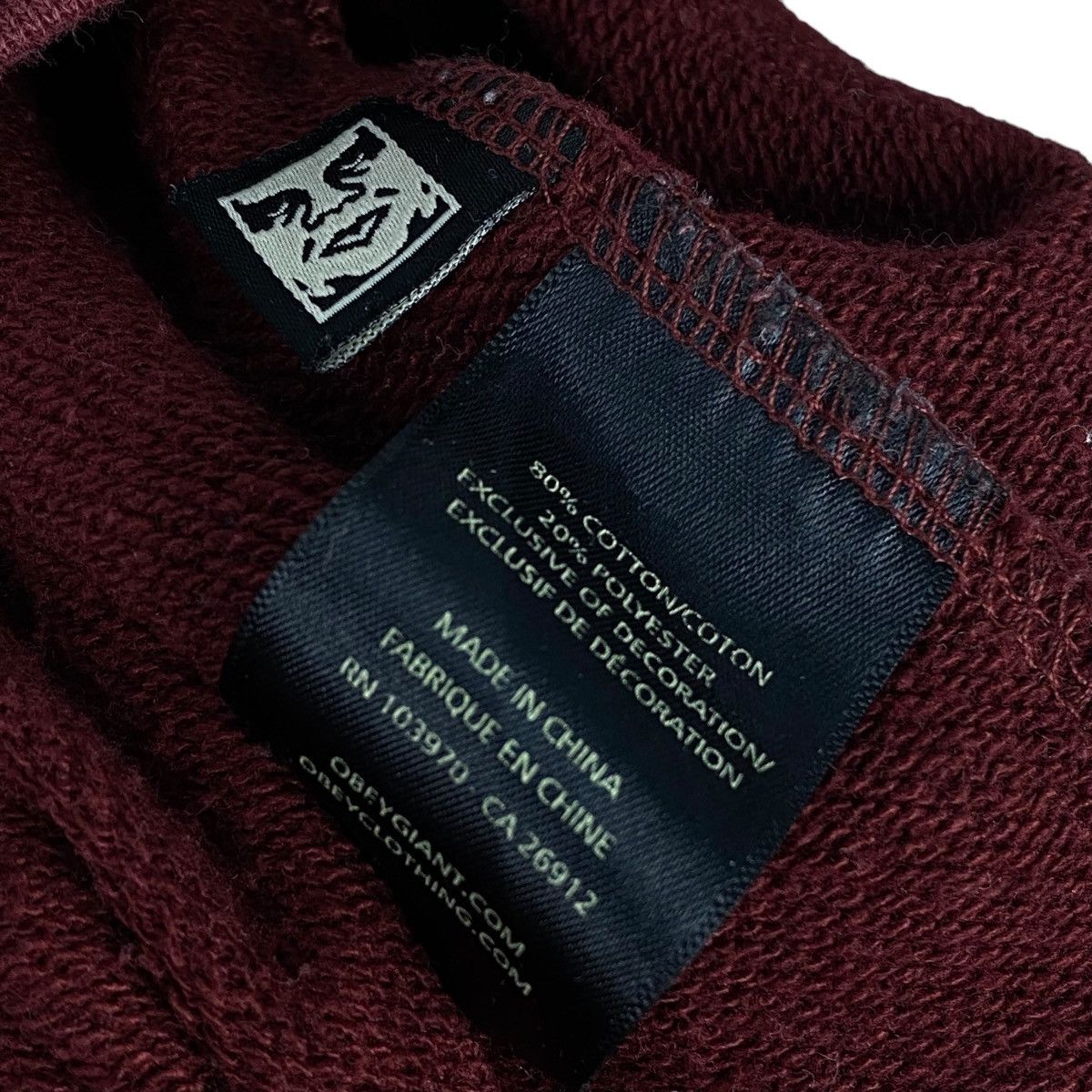 Obey × Vintage Vintage Obey Big Embroidered Logo Crewneck Sweatshirt Size US M / EU 48-50 / 2 - 6 Thumbnail