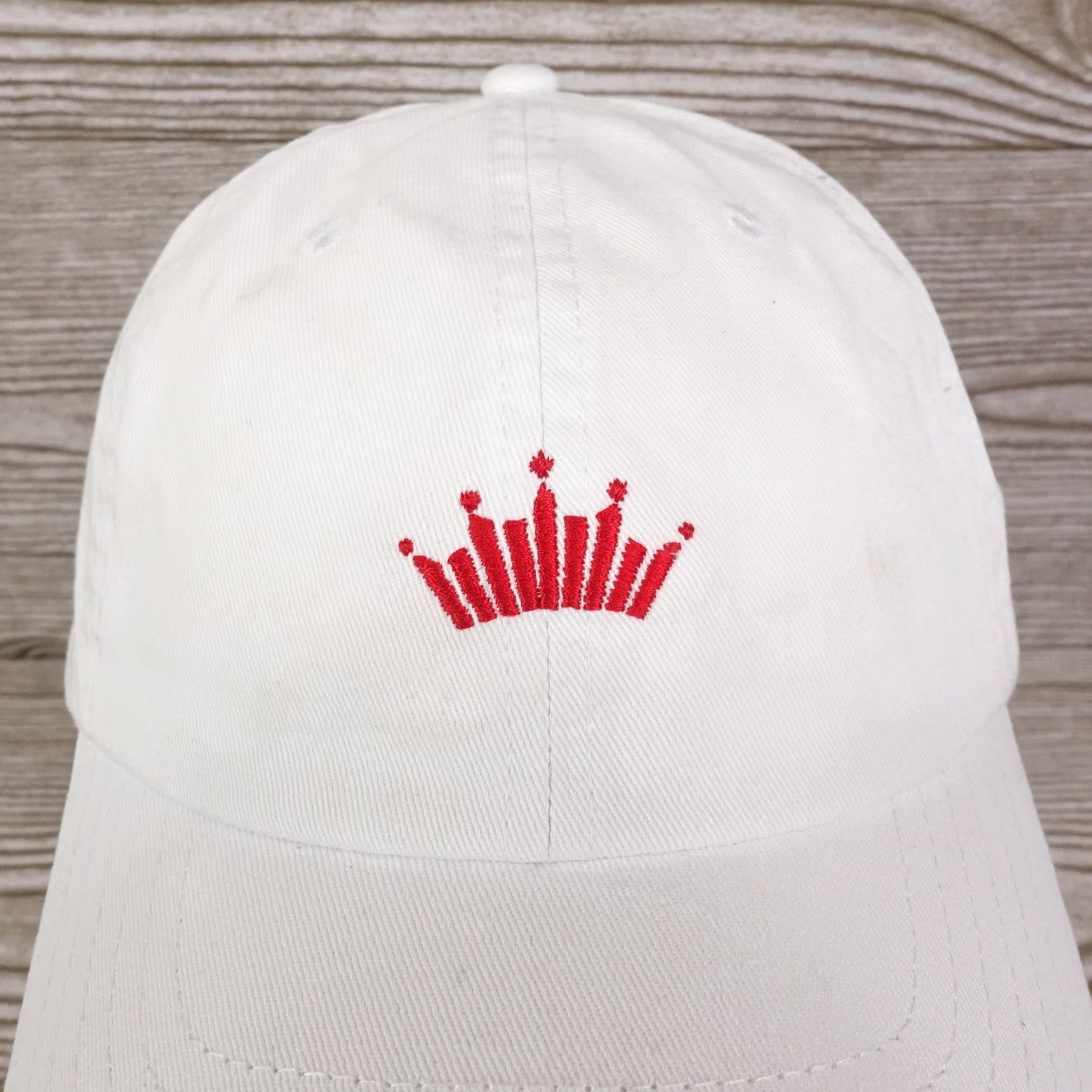 Budweiser ANHEUSER BUSCH BUDWEISER BEER WHITE BASEBALL CAP ADJUSTABLE UNISEX Size ONE SIZE - 2 Thumbnail