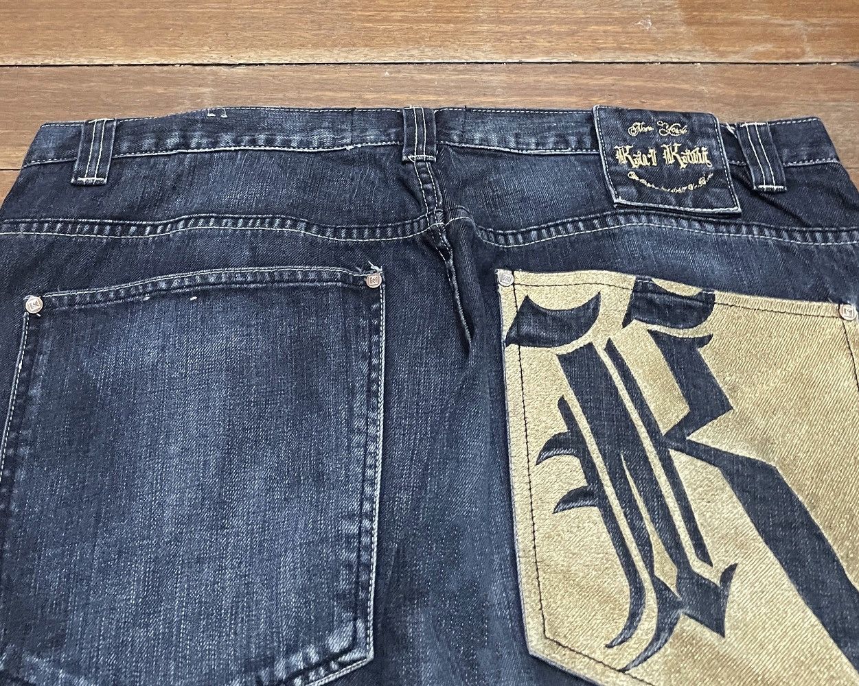 Karl Kani Rare Design Vintage Brand Karl Kani Rapper Baggy Jeans 1990s Size US 40 / EU 56 - 4 Thumbnail