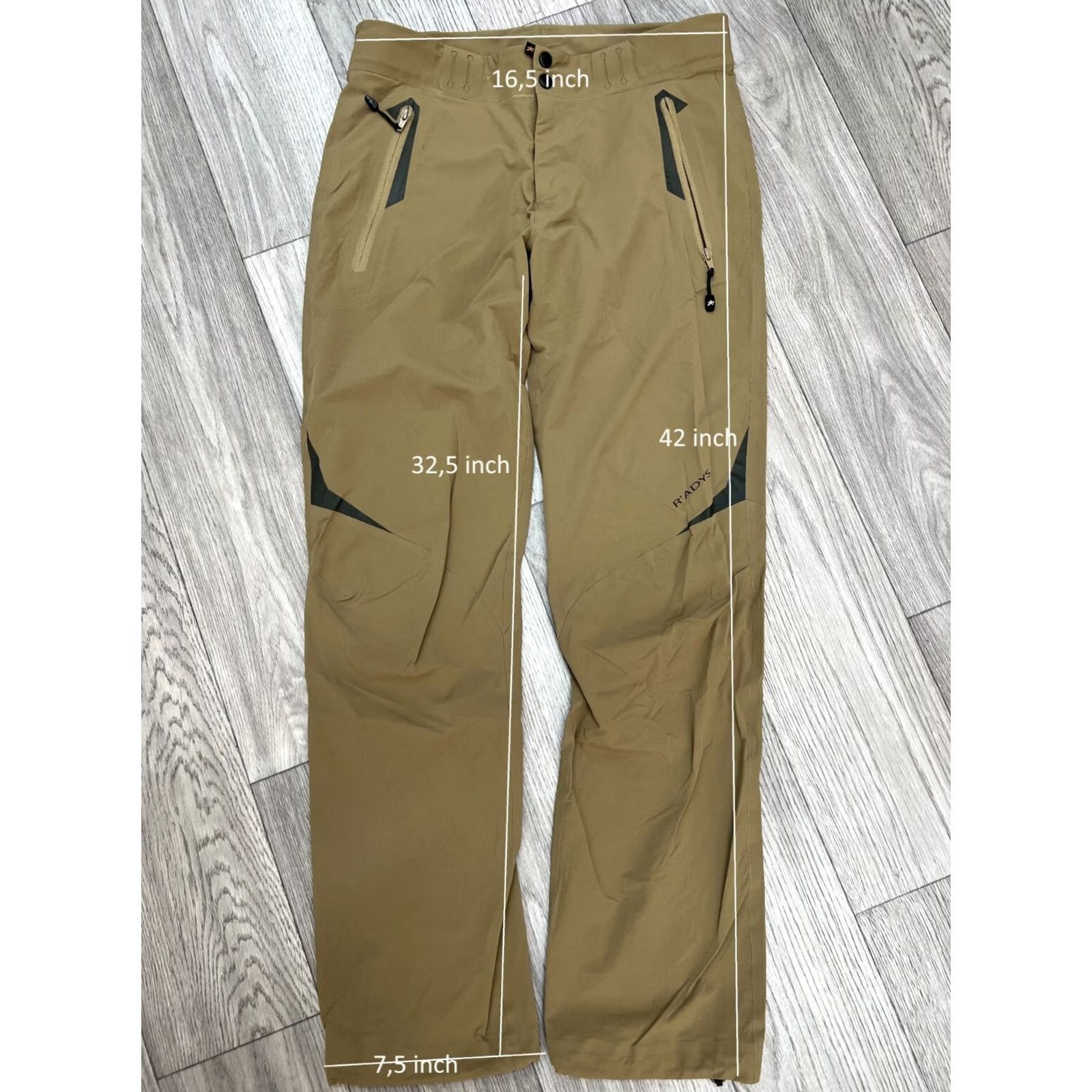 Vintage R'adys R'Sonic Pants Trousers Mens M Beige Skiing Activewear Regular Size M Pants Mens Beige R'adys R'Sonic Size US 31 - 2 Thumbnail